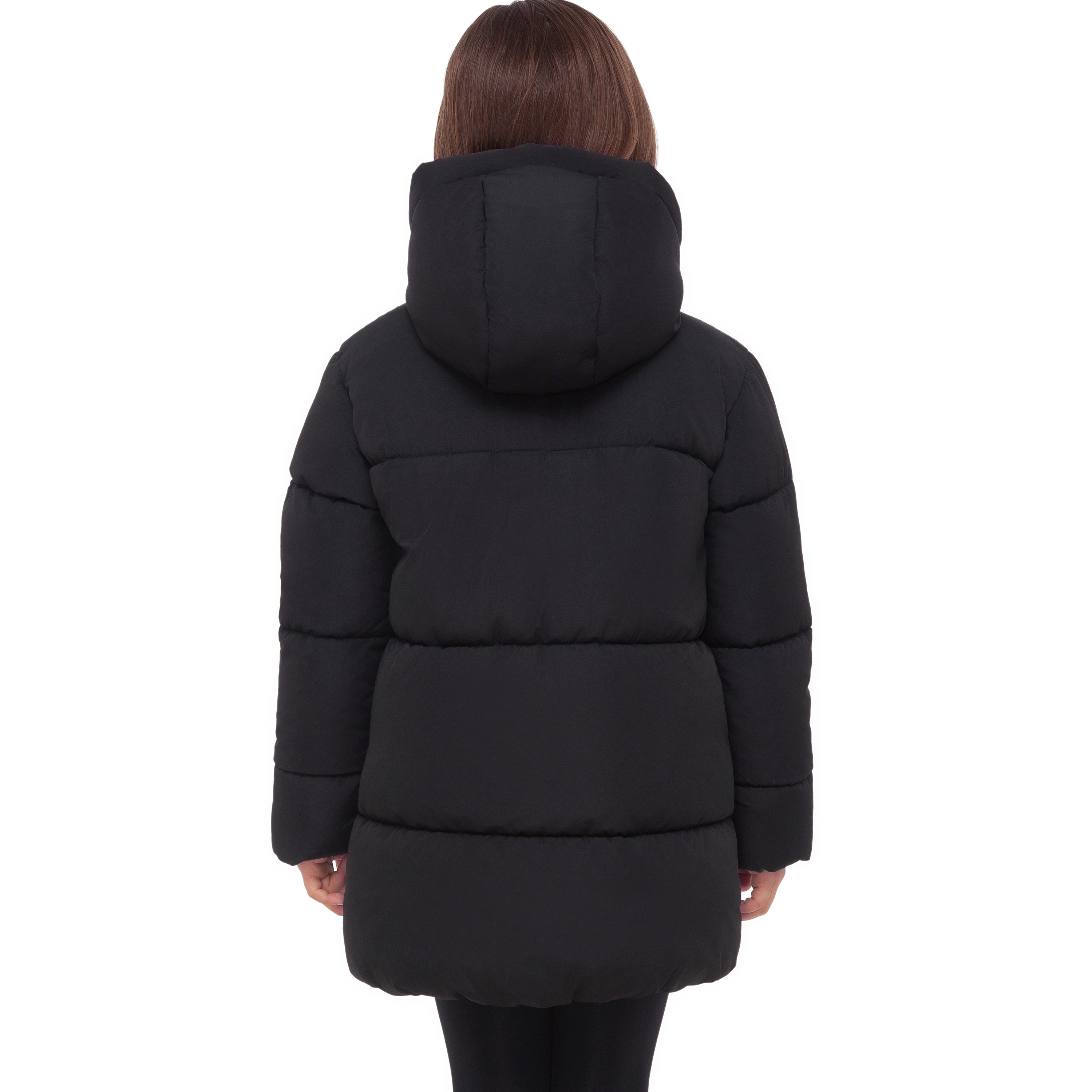 Rokka&Rolla Little & Big Kid Girls Madison Longline Hooded Puffer Jacket
