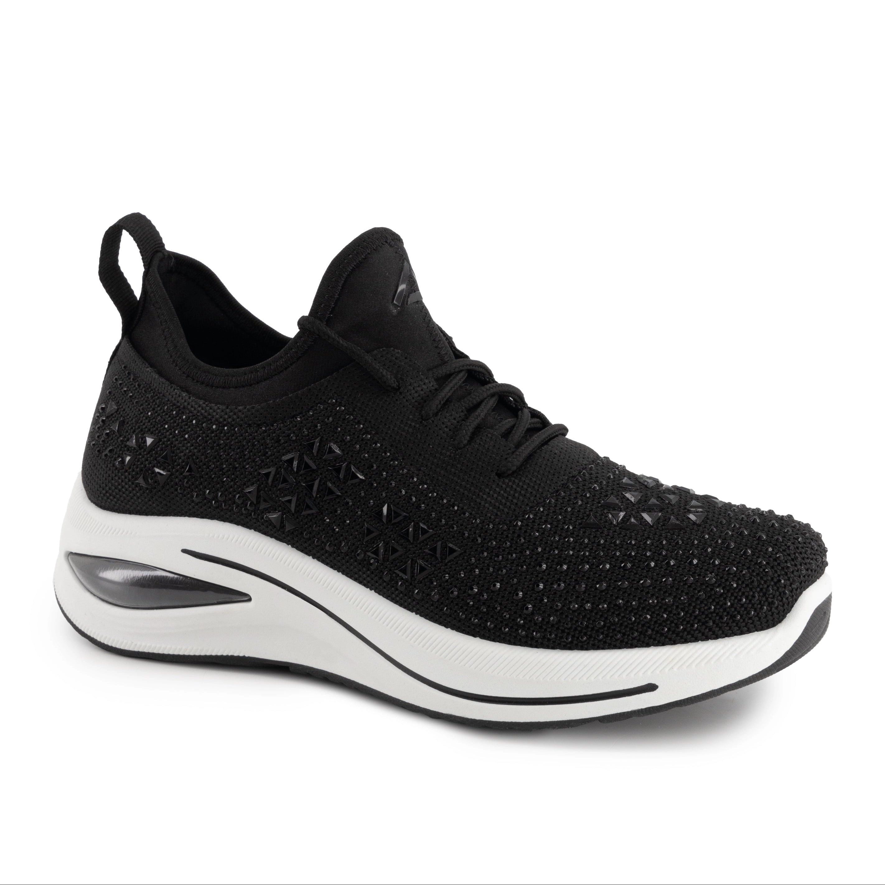 Andrea Womens Stylish Knit Sneakers For Everyday Wear