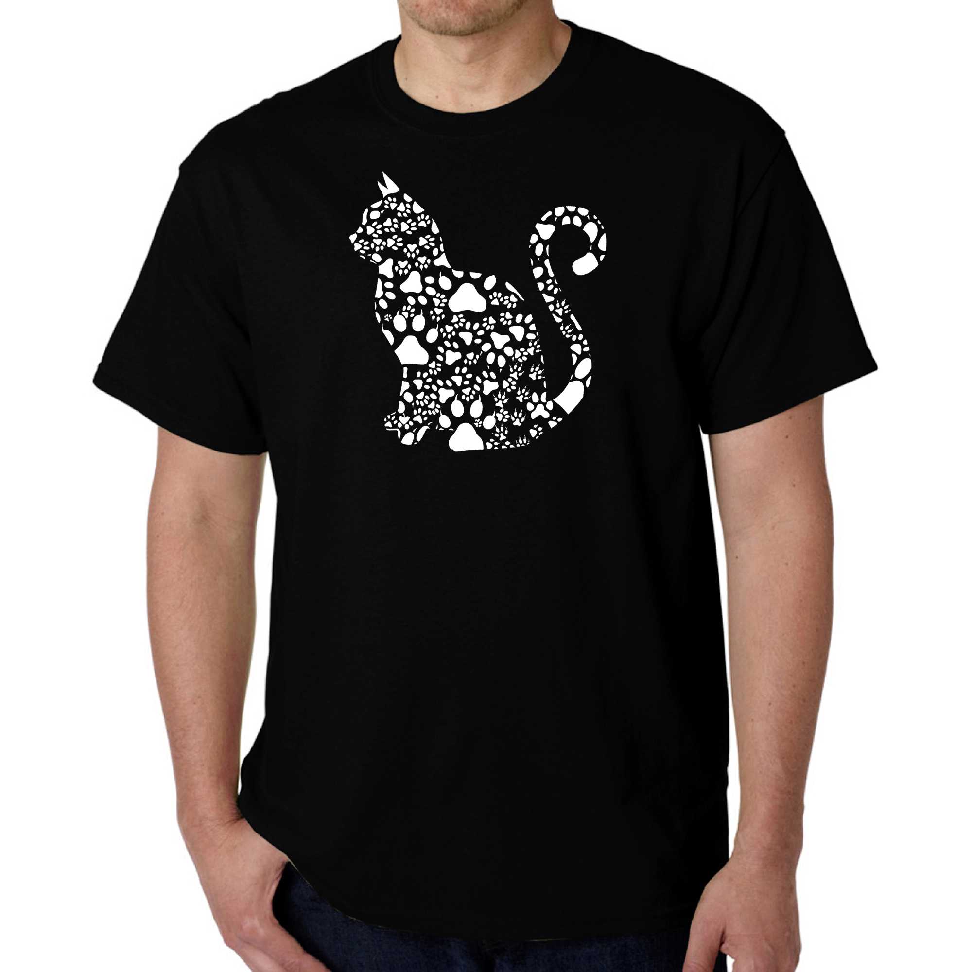 LA Pop Art Men's Word T-Shirt - Cat Claws