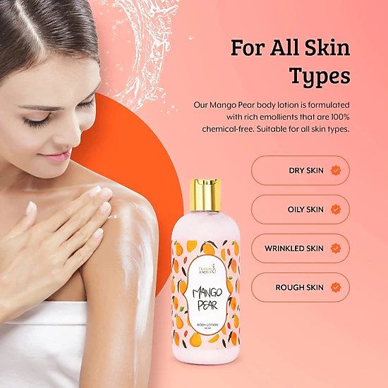 Freida and Joe Mango Pear Womens Deep Moisturizing Body Lotion In 10oz Bottle Valentine's Gift