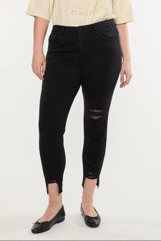 Kancan Women's Plus High Rise Ankle Skinny Jeans Pierson