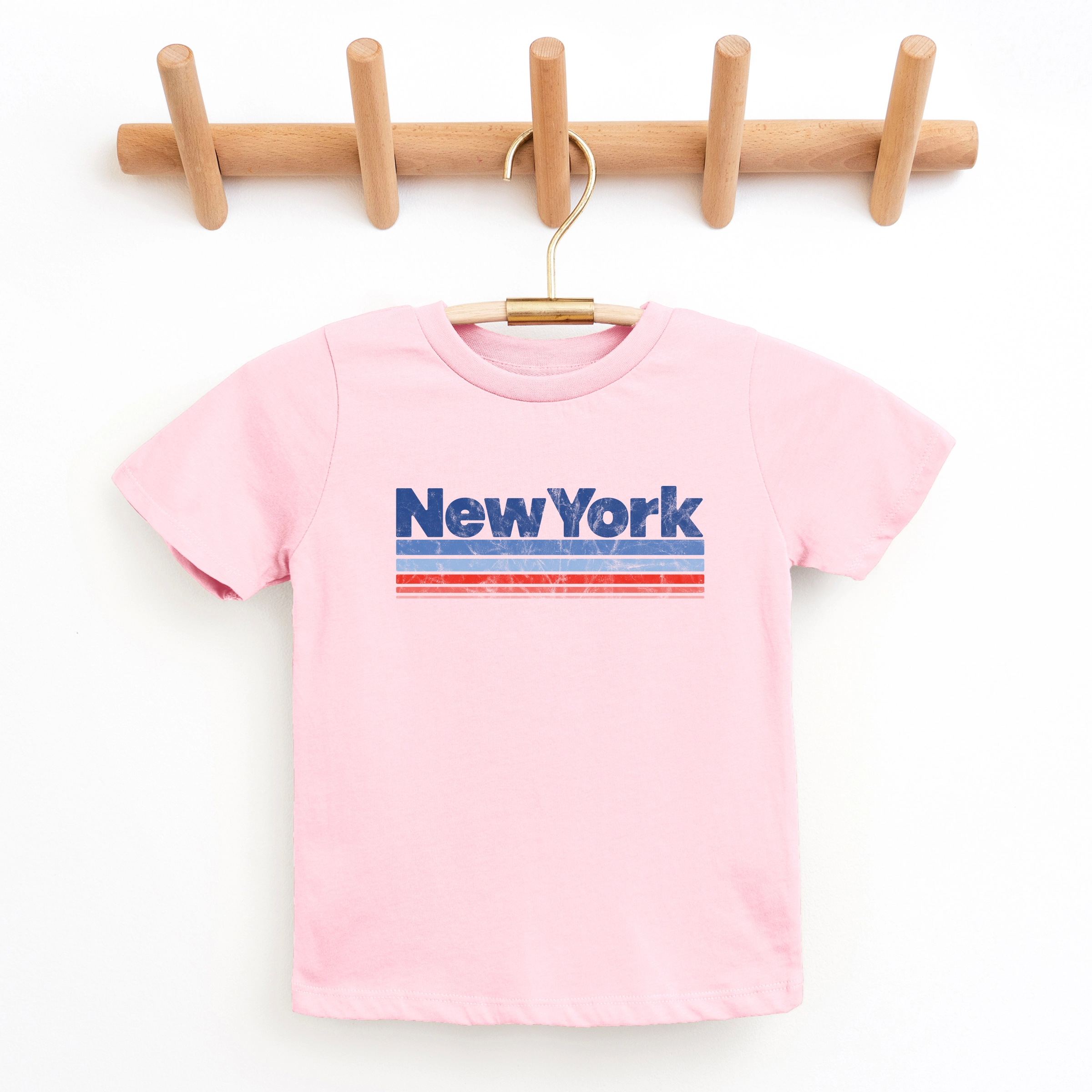 The Juniper Shop - Youth Short Sleeve Graphic T-Shirt New York Retro Stripes