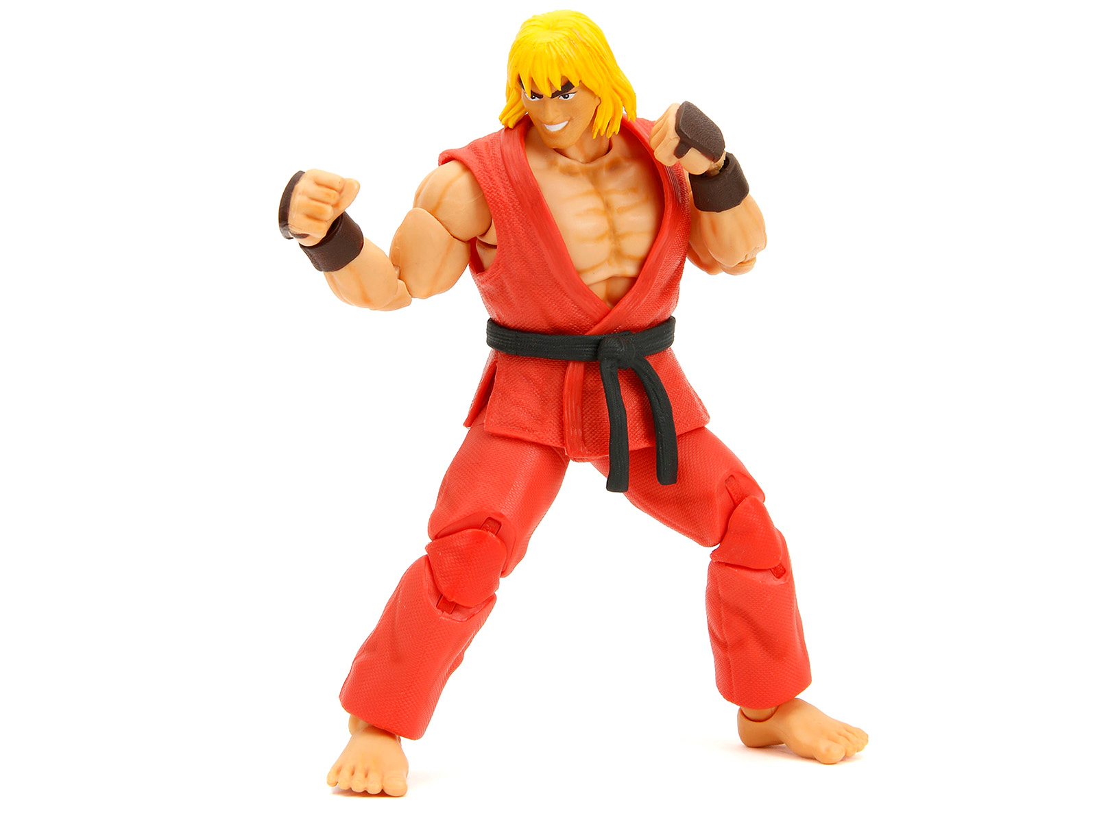 Jada Collectible Ken 6" Moveable Figure With Accessories And Alternate Head Hands "Ultra Street Fighter Ii: The Final