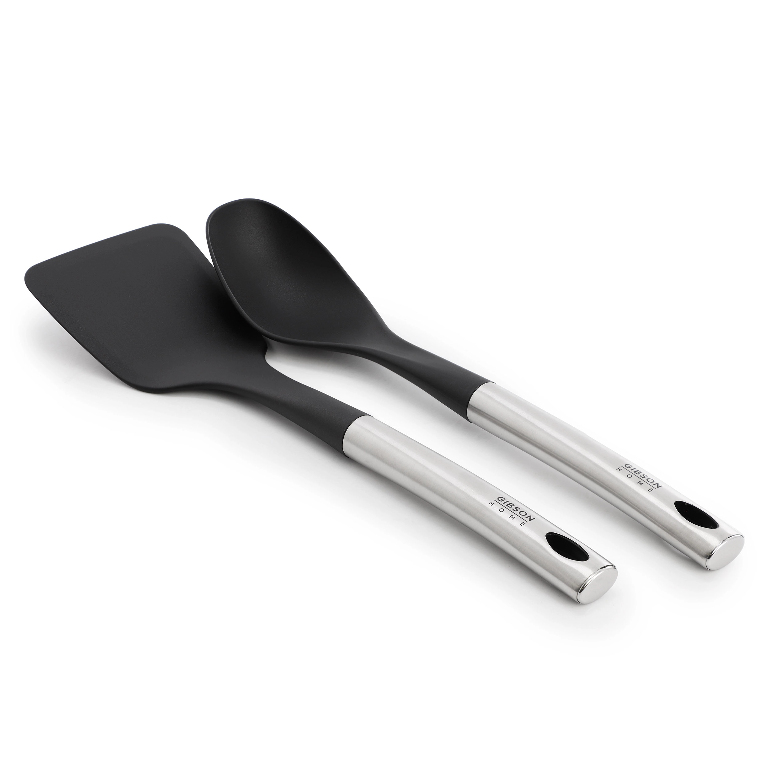 Gibson Home Elsenborn 10 Piece Hybrid Nonstick Stainless Steel Cookware Set
