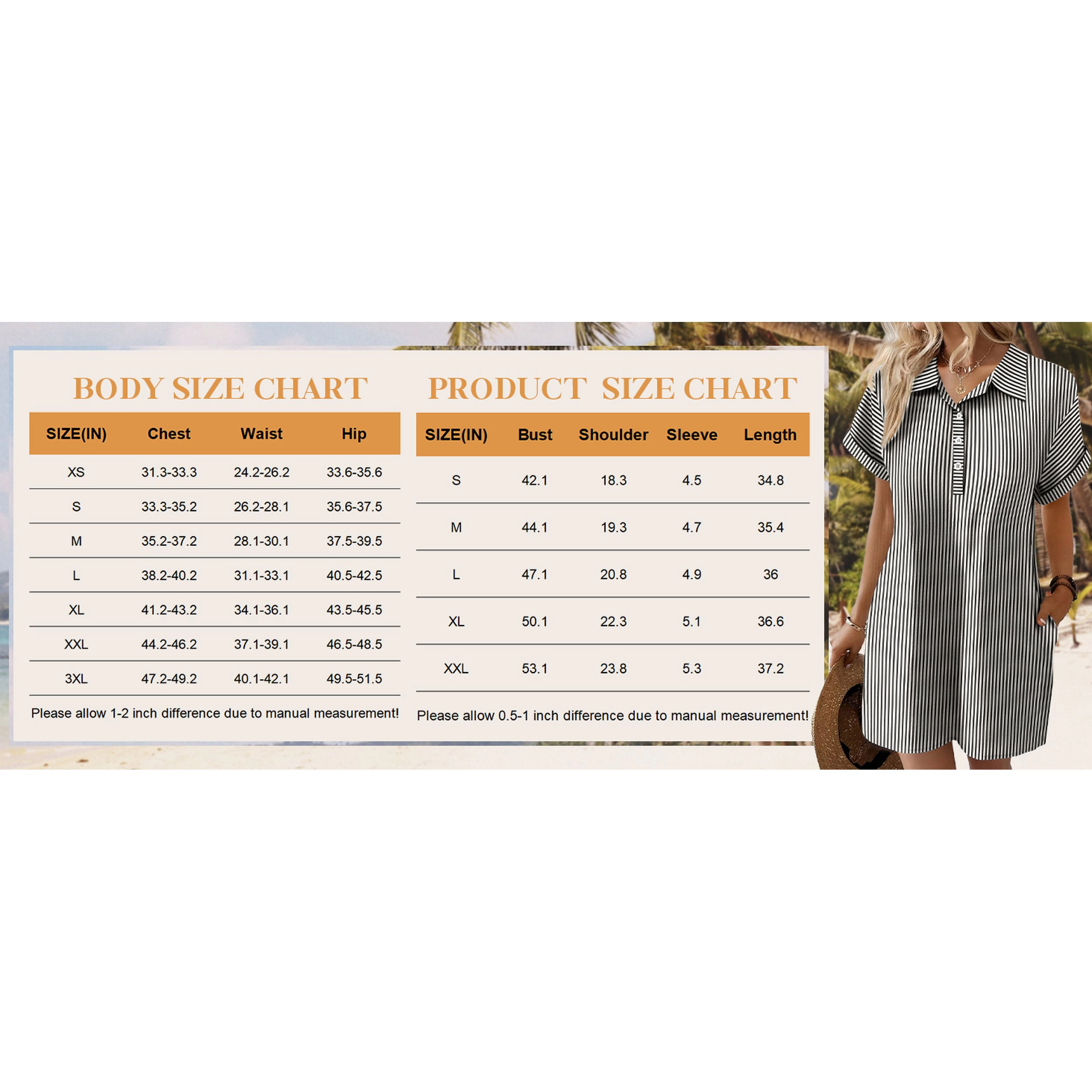 Zeagoo Women's Collared Short Sleeve Shirt Dress