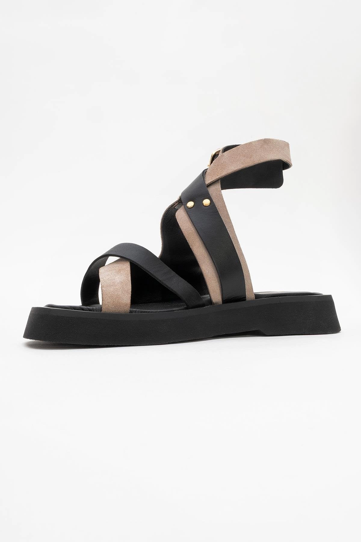 Forever & Always Womens Minnea Suede Leather Sandals