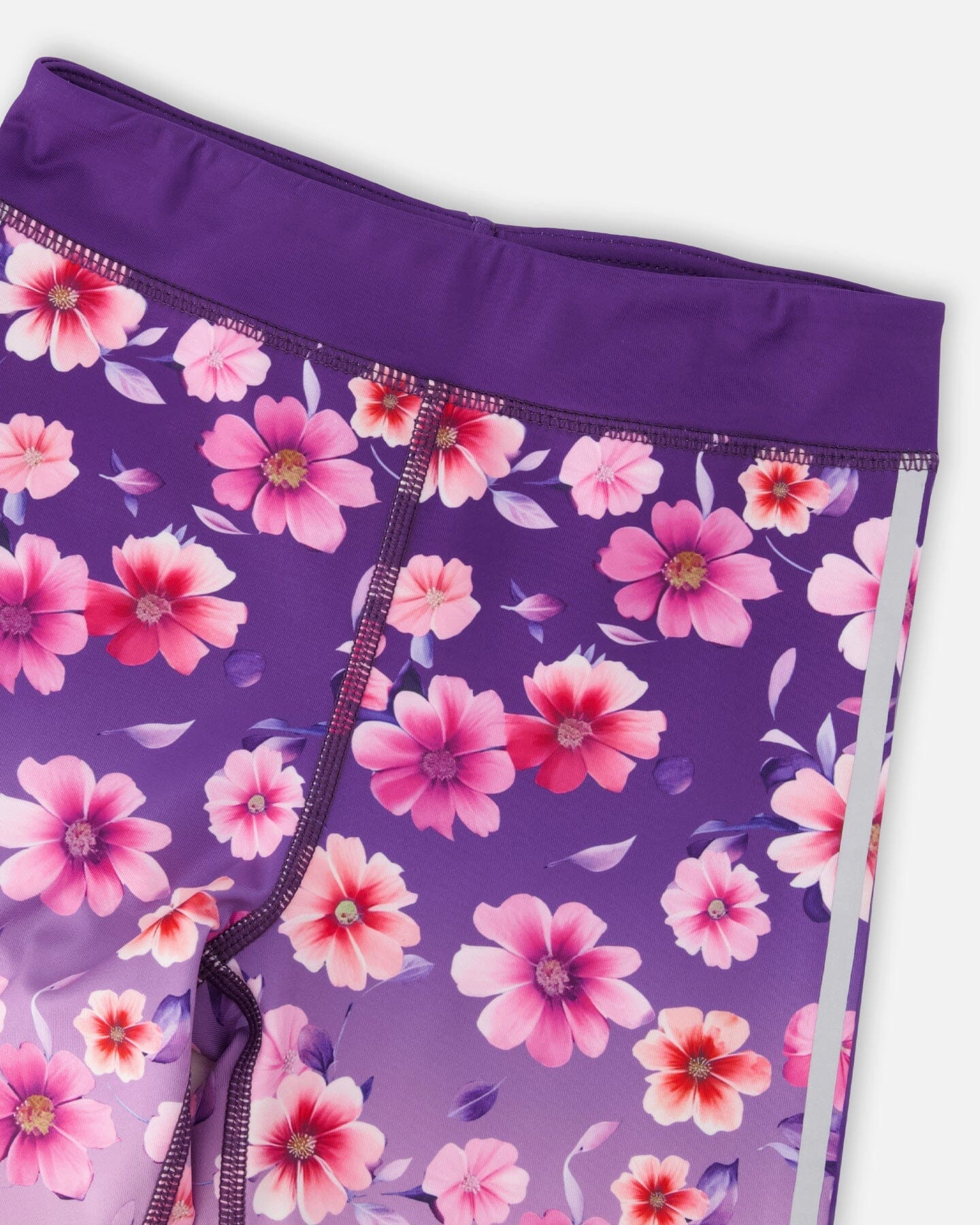 Deux par Girls Athletic Leggings Recycled Polyester Floral Gradient