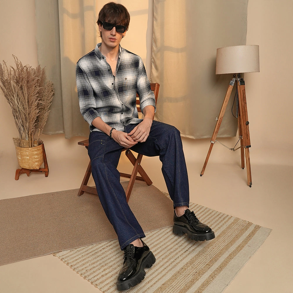 Ombre Buffalo Check Shirt
