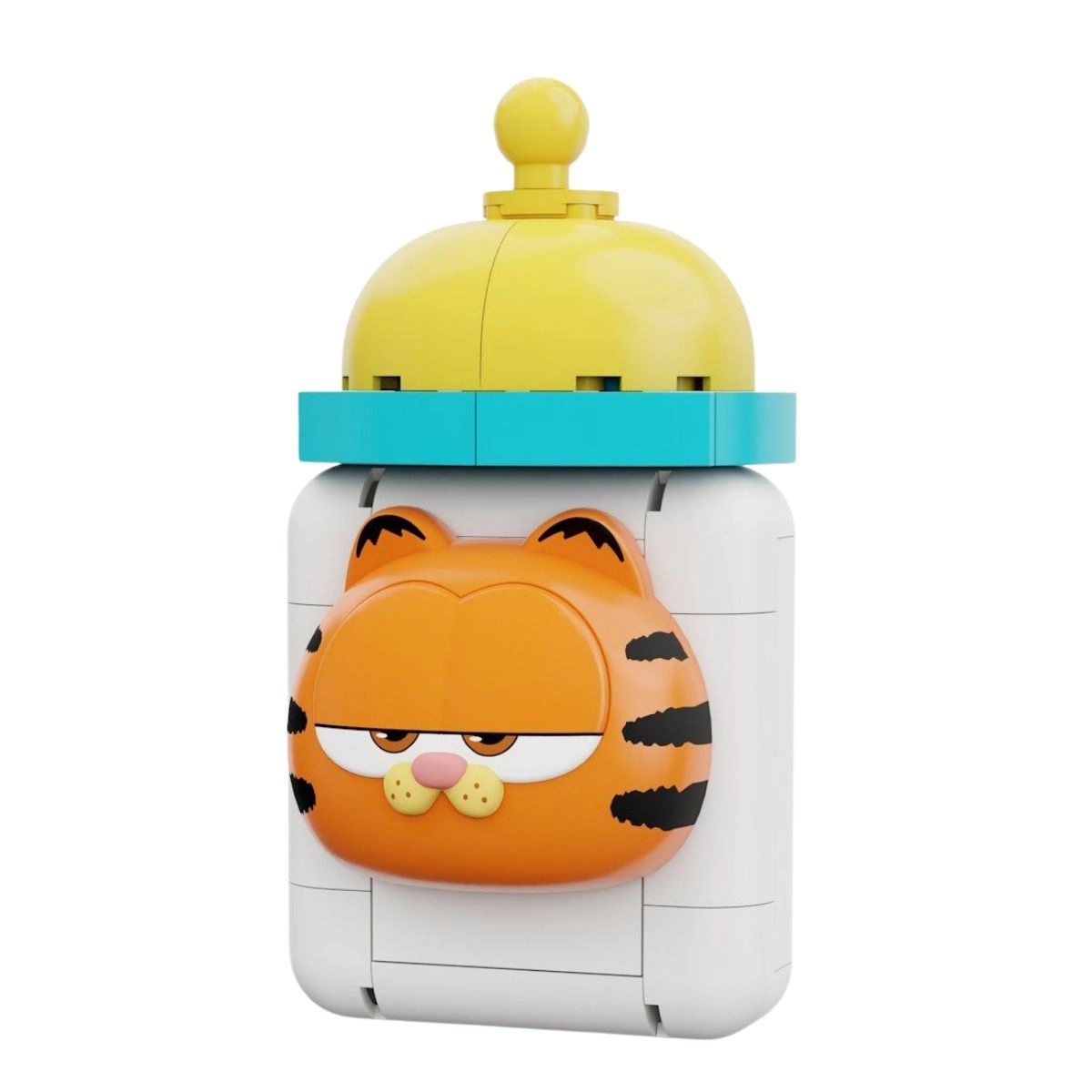 Pantasy The Garfield Movie Baby Bottle #86818 Building Block Set - 47-Piece Fridge Magnet Series