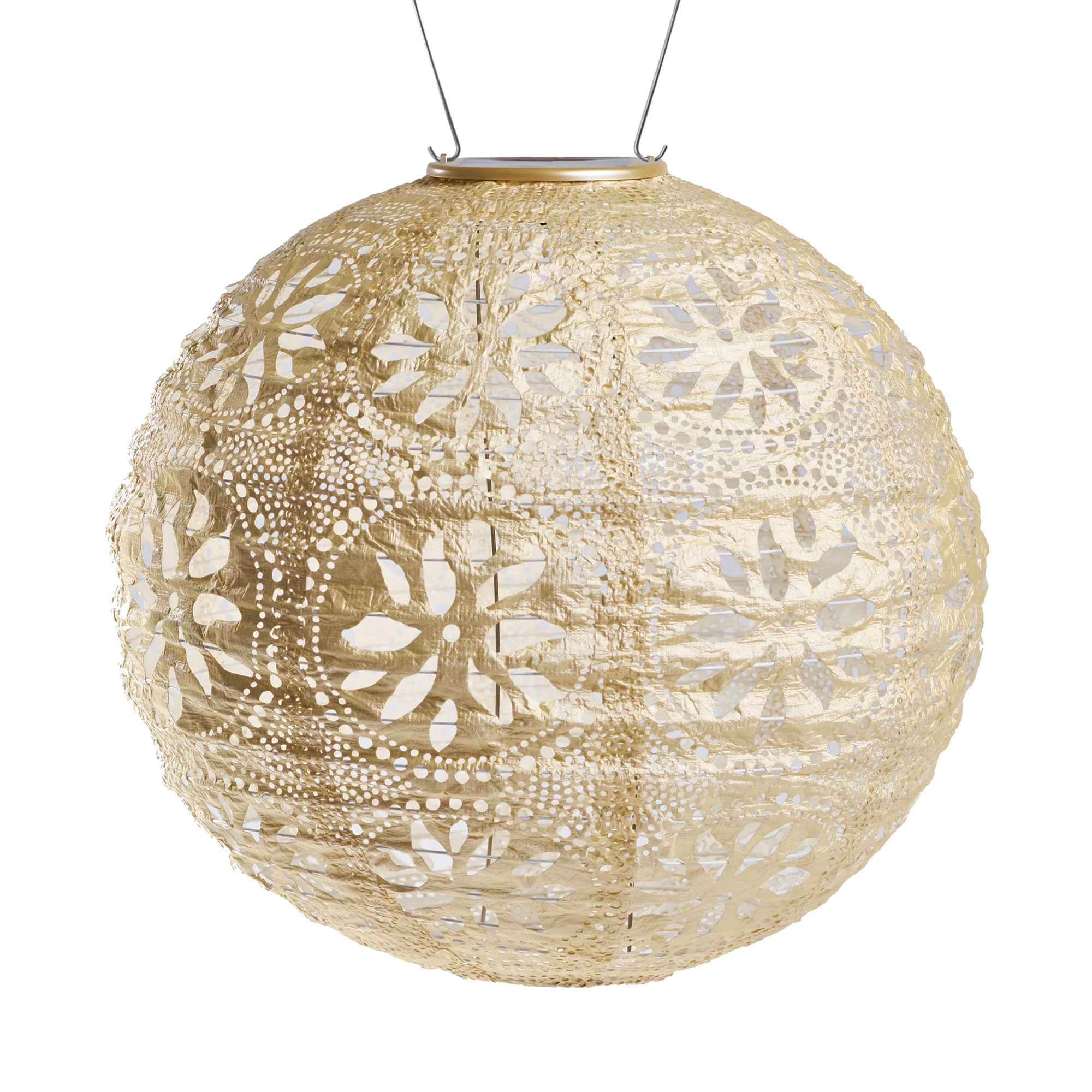 Allsop Home & Garden Soji Stella Boho Globe 12 Solar Lantern