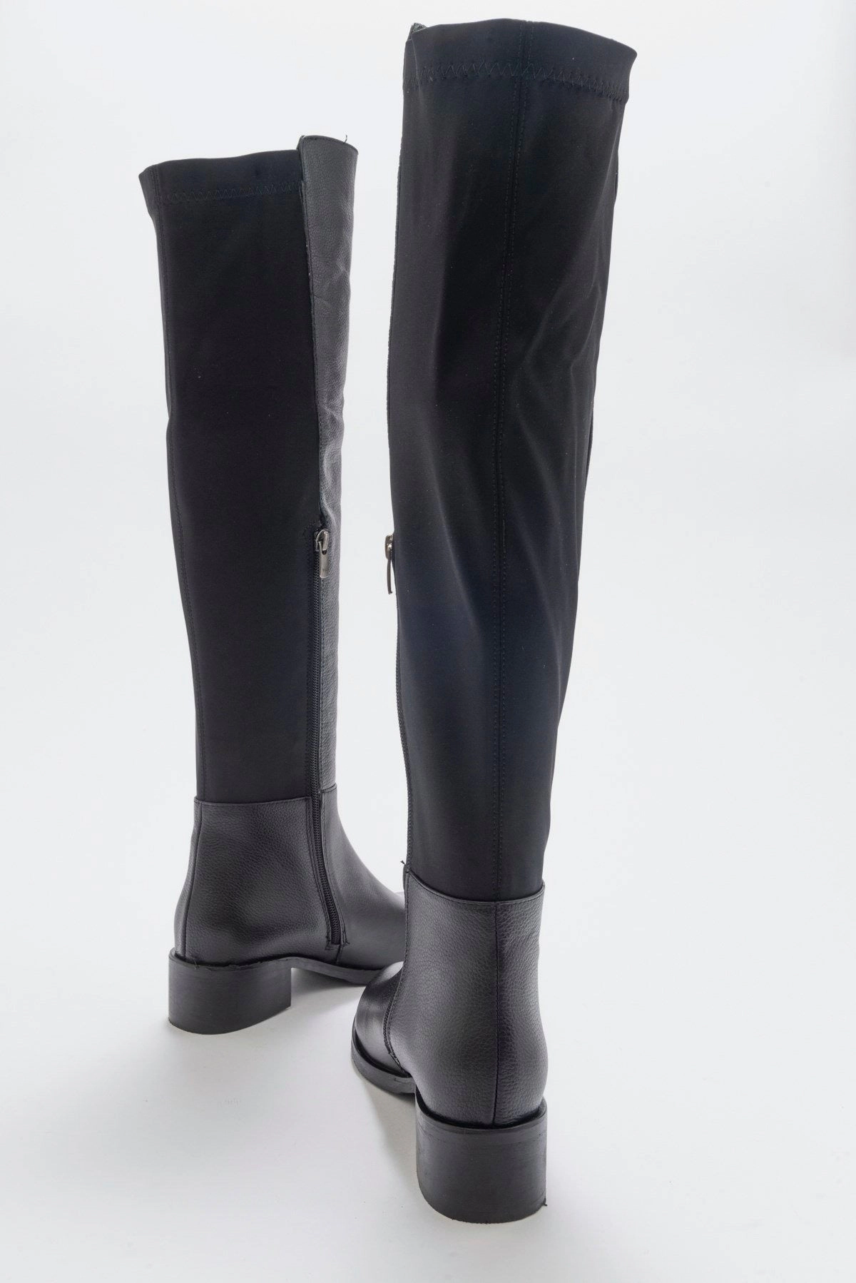 Forever & Always Womens Cassie Leather Knee High Boot