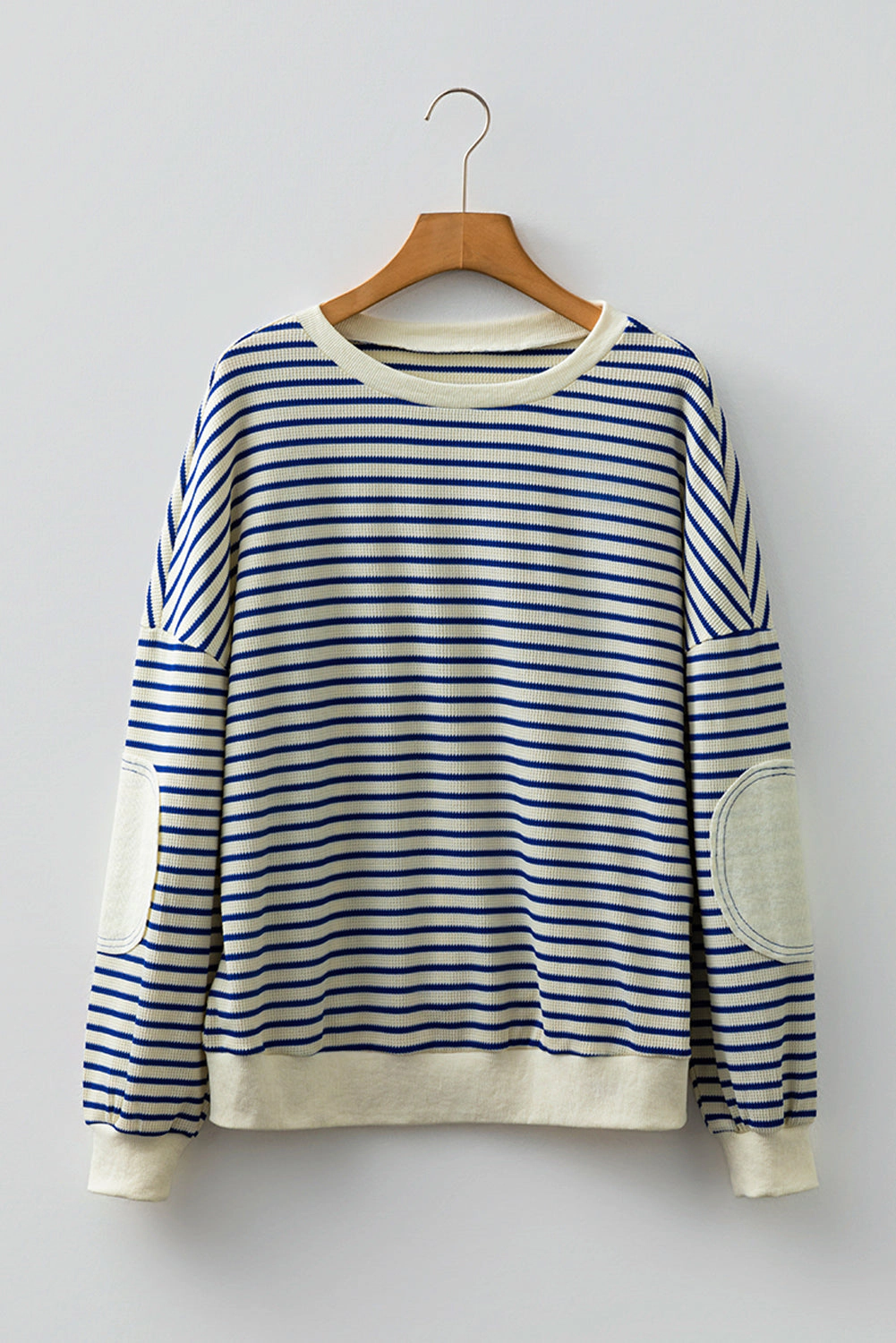 Threaded Pear Women's Emily Patched Drop Shoulder Sweatshirt