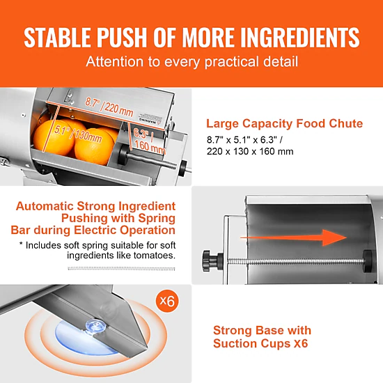 HONGGE Electric Vegetable Slicer Food Cutter