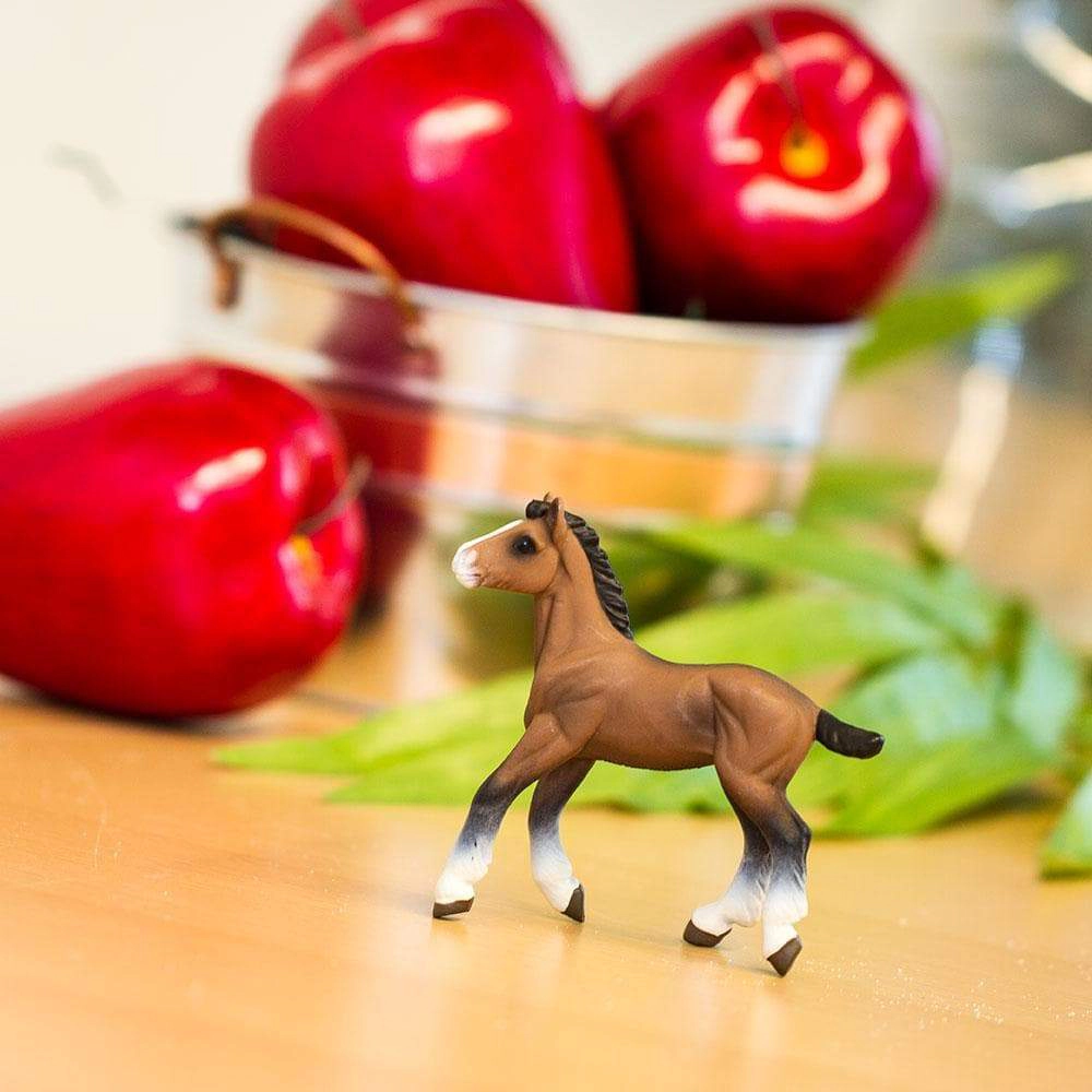 Safari Ltd. - Clydesdale Foal Kids Toy Figure