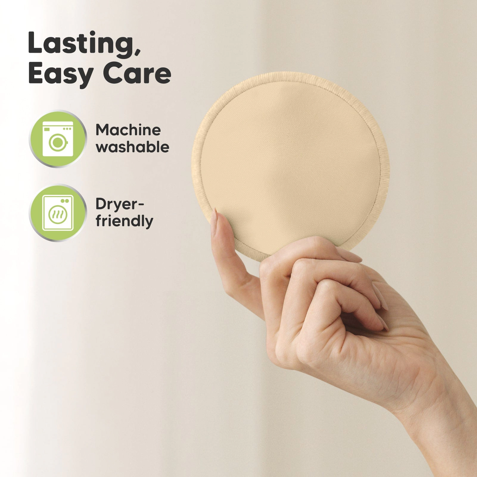KeaBabies Soothe Nursing Pads (Bare Beige)