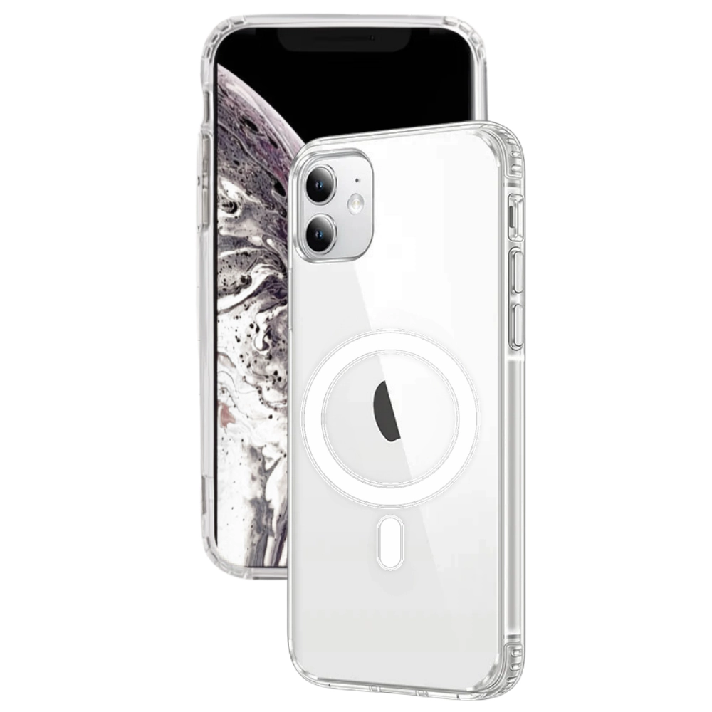 Qixxronics Magnetic Case for iPhone 12 Mini / 13 Mini Cellphone Magnetic Cover Shockproof Slim Phone Case