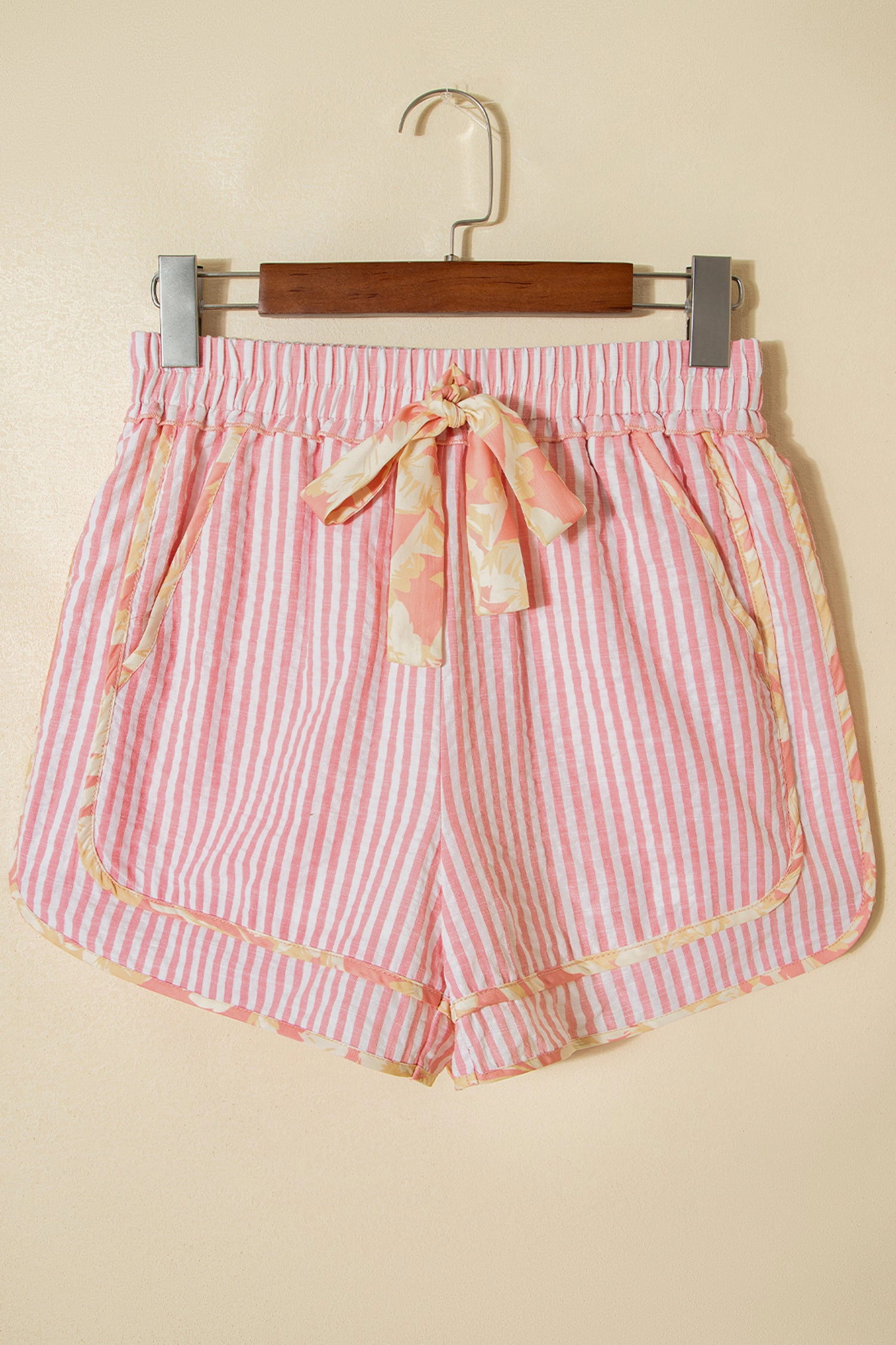 Threaded Pear Women's Laurel Striped Casual Shorts