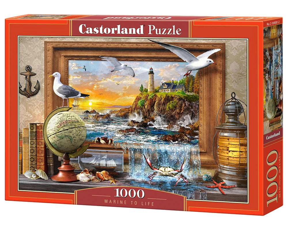 CASTORLAND 1000 Piece Jigsaw Puzzle, Marine to Life, Adult Puzzle, Castorland C-104581-2