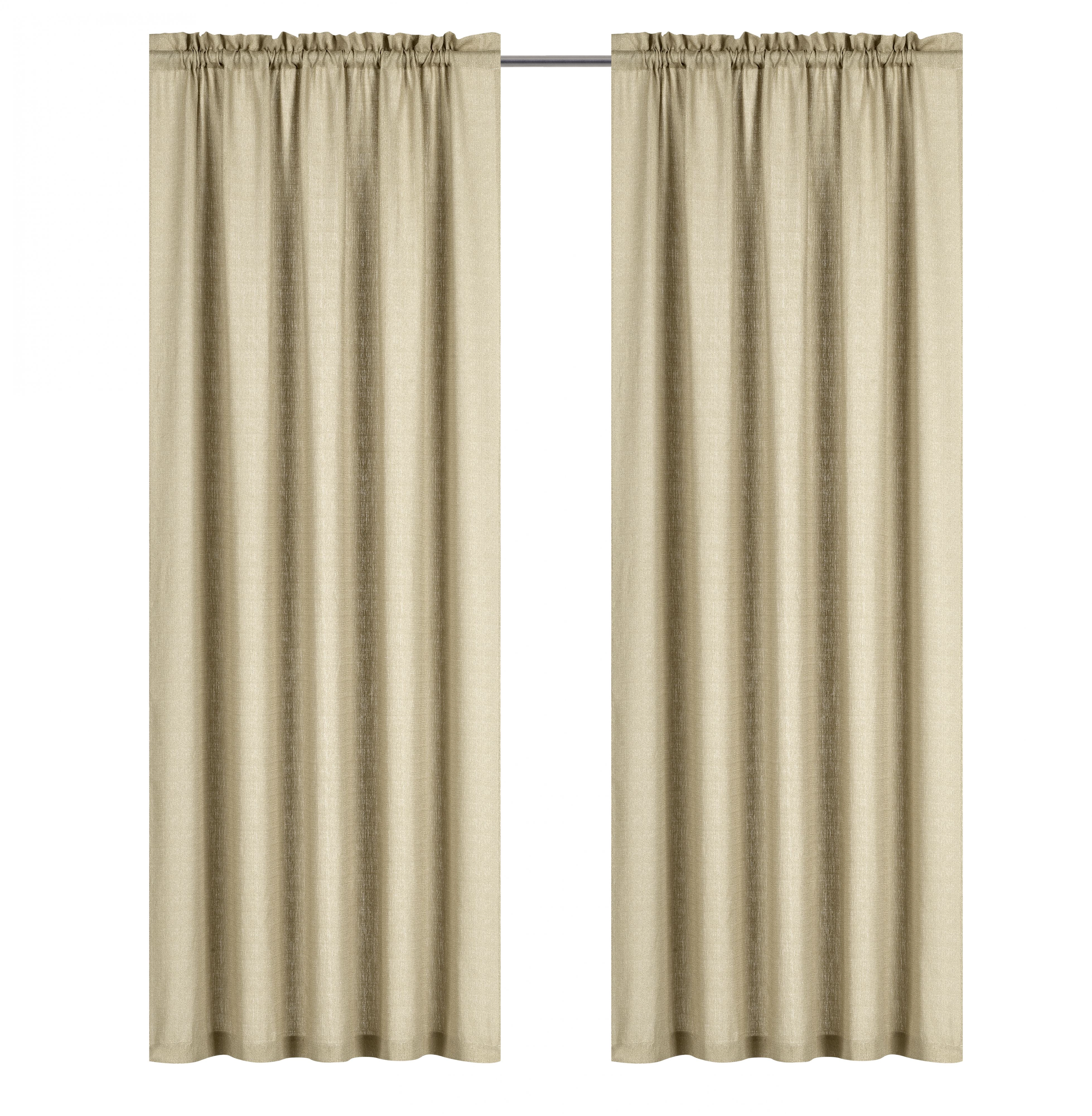 Kate Aurora Living Textured Crepe Sheer Single Window Curtain Treatments And Valances
