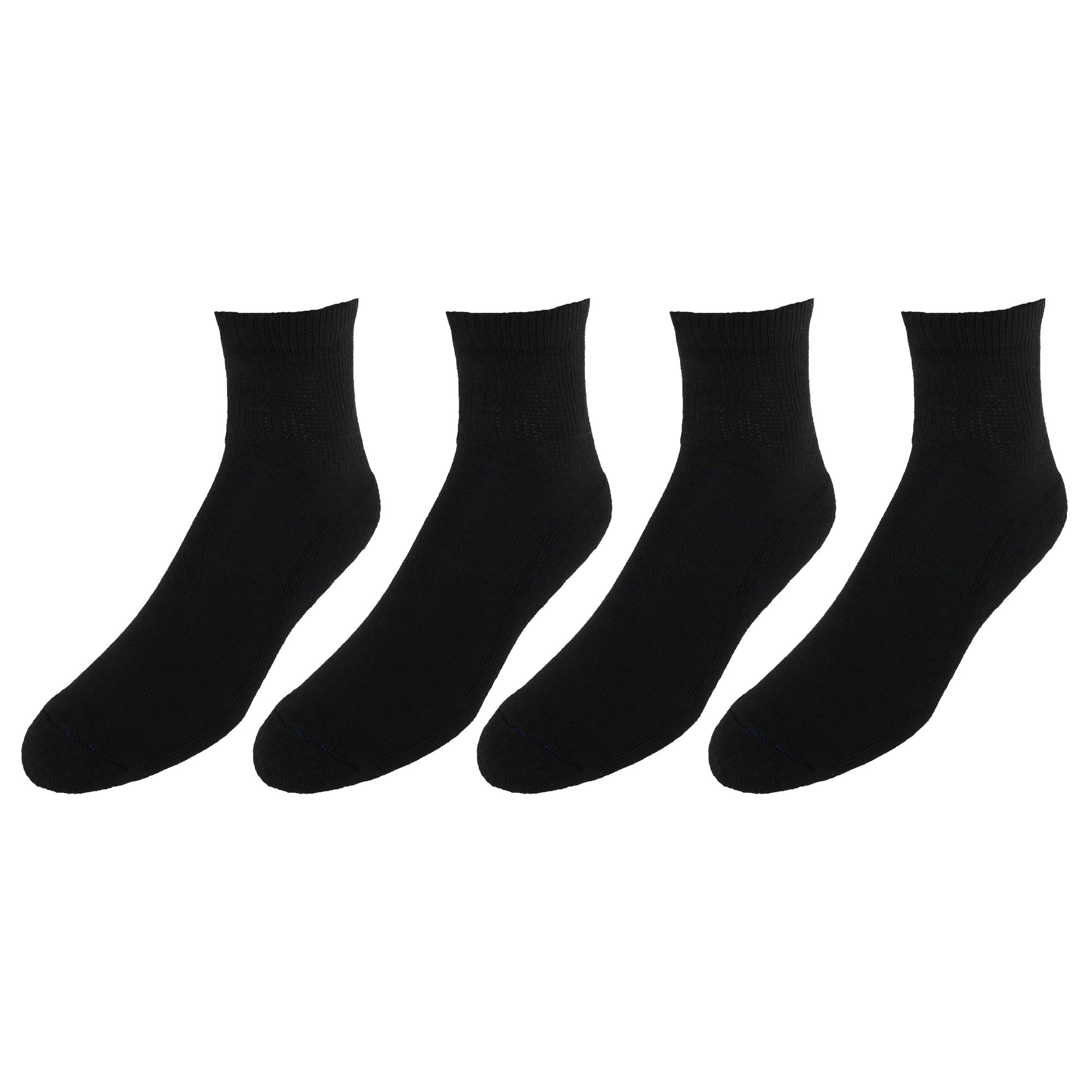 Dr. Scholl's Men's Ankle Length Diabetes and Circulatory Socks (4 Pair Pack)