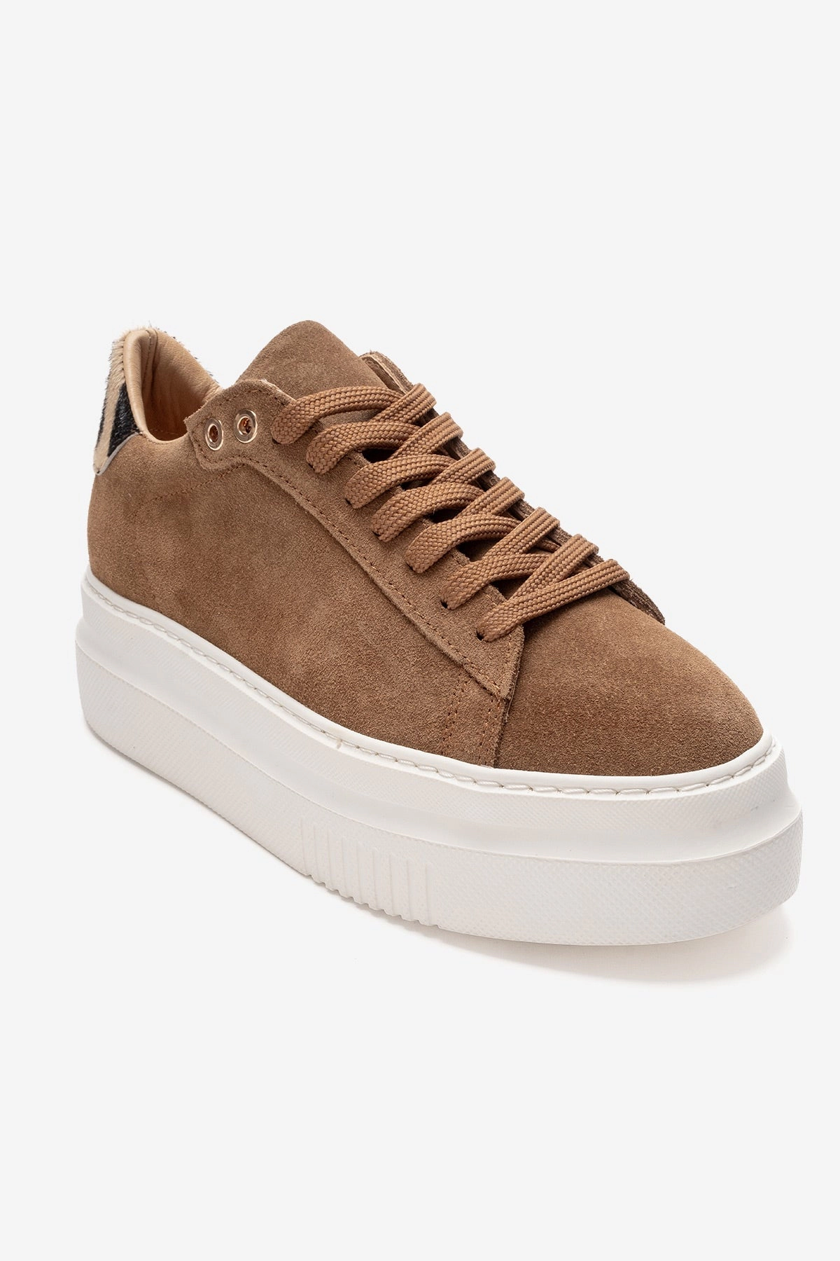 Forever & Always Womens Nera Leather Casual Sneaker