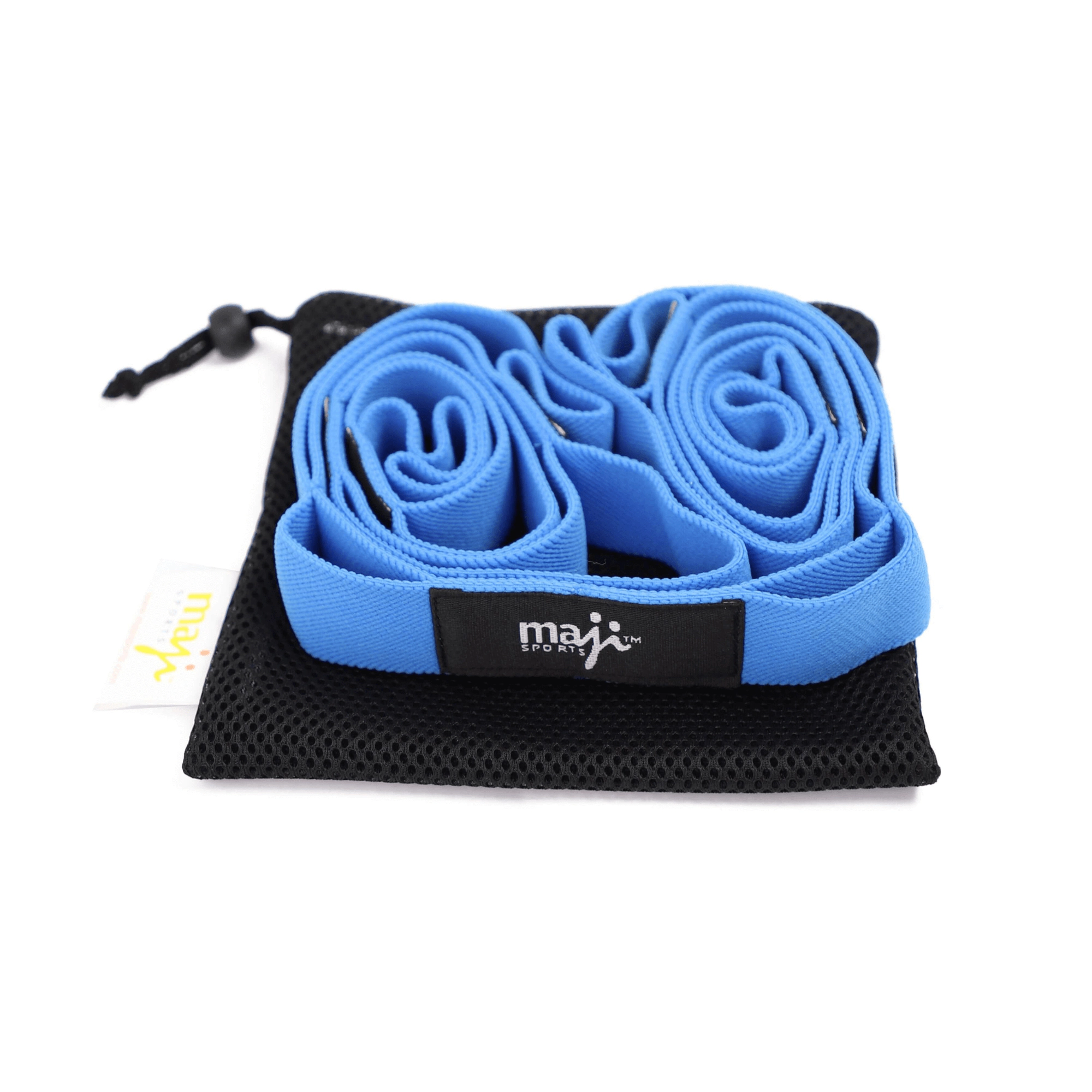 Maji Sports Unisex Elastic Yoga Straps With 10 Loops