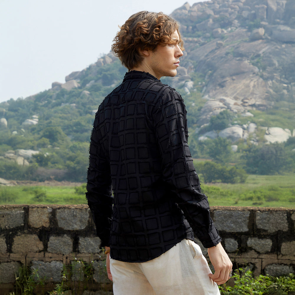 Cubic-Tassel Shirt