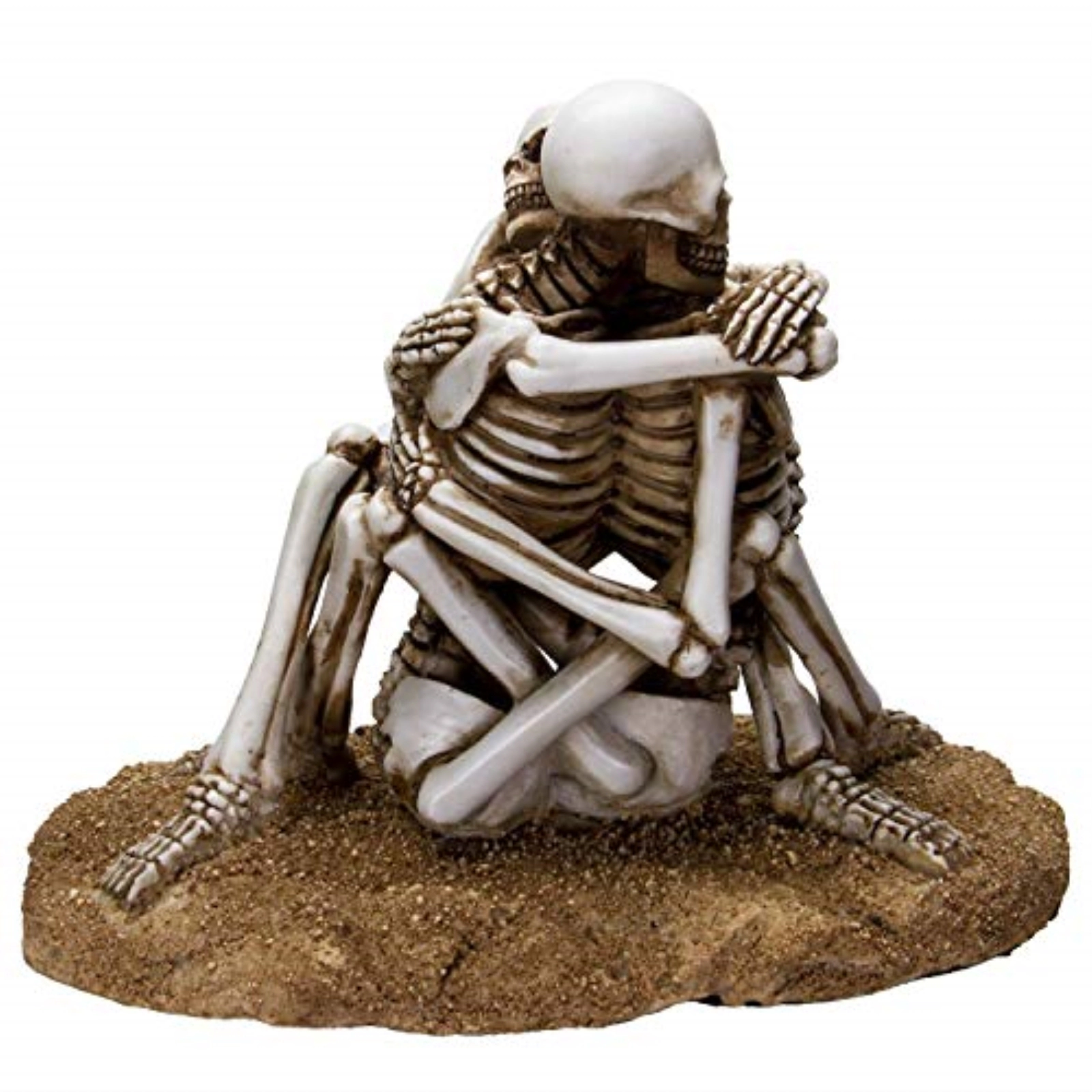 Pacific Giftware Love Never Dies Skeleton Couple Sharing an Intimate Hug Resin Figurine 6.1 inch