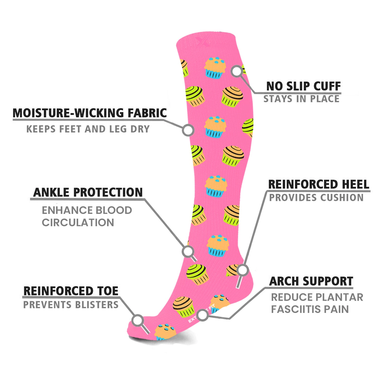 Extreme Fit Compression Socks