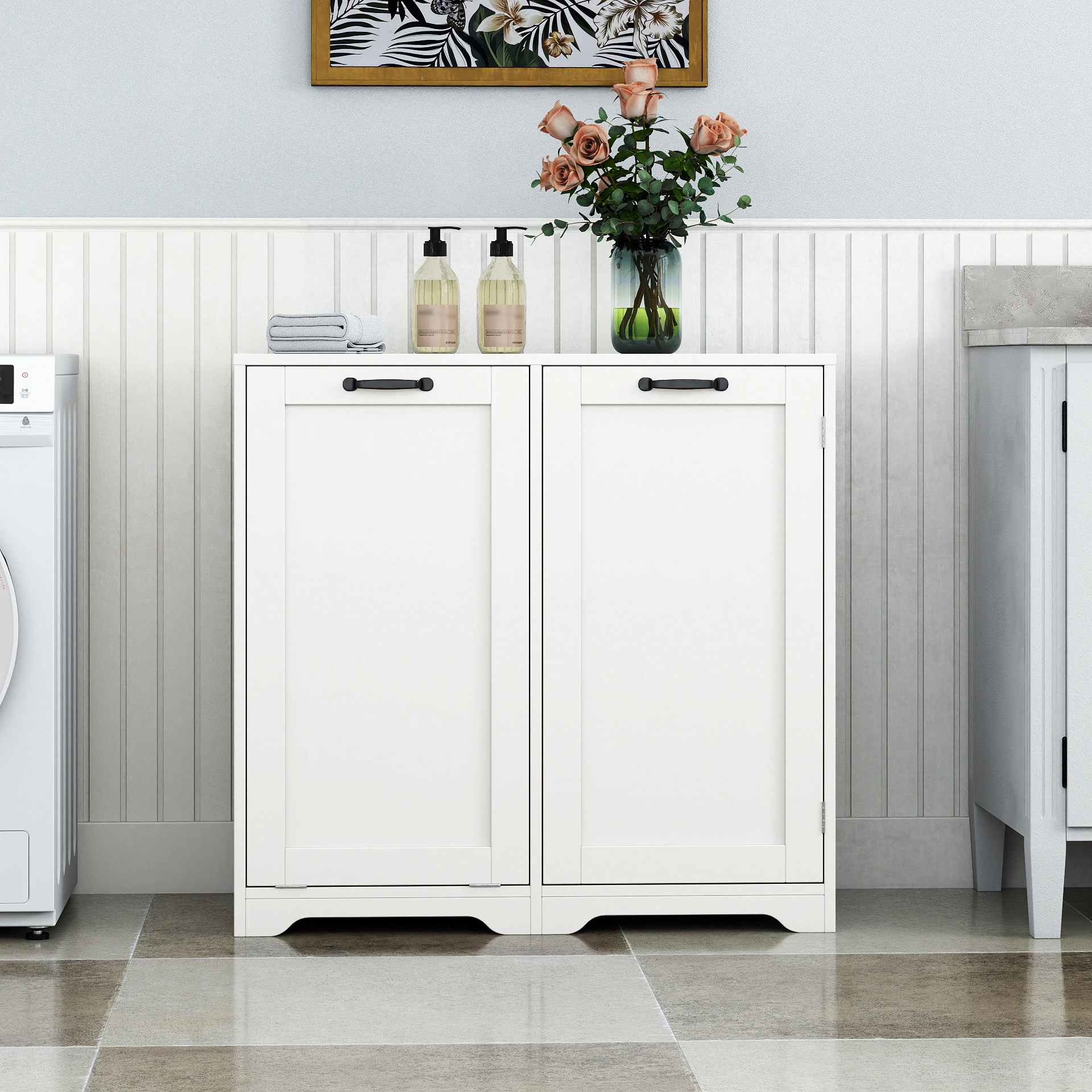 ELEMENT ACE Freestanding Space Saving Bathroom Storage Cabinet