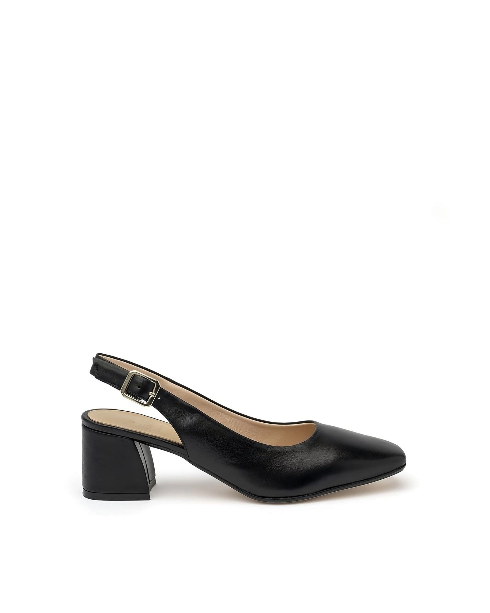 Menina Step Womens Pia Leather Slingback Pump