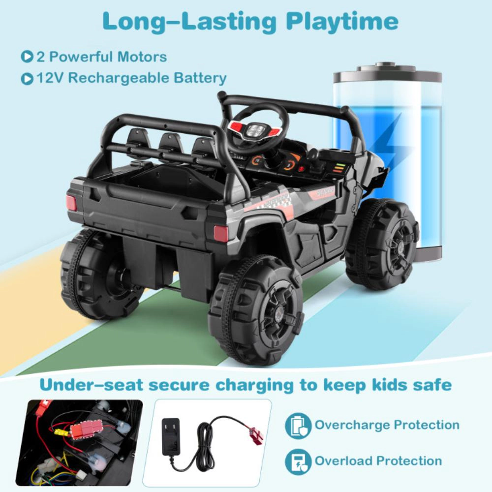 Hivvago 12V Battery Powered Electric Vehicle with Remote Control and 3 Speeds