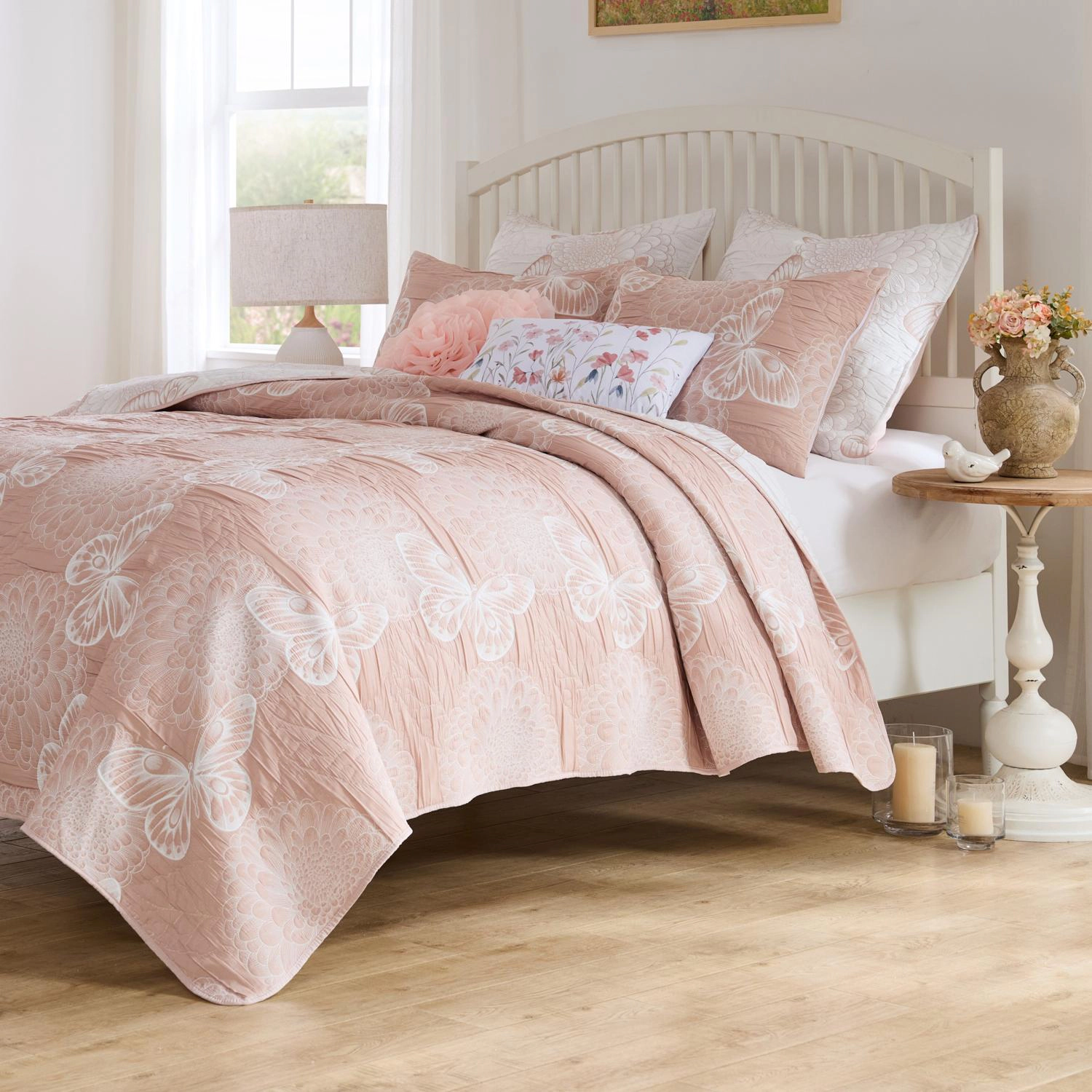 Greenland Home Fashions Mariposa Luxurious Modern Design Coverlet Bedding Set 3 Piece