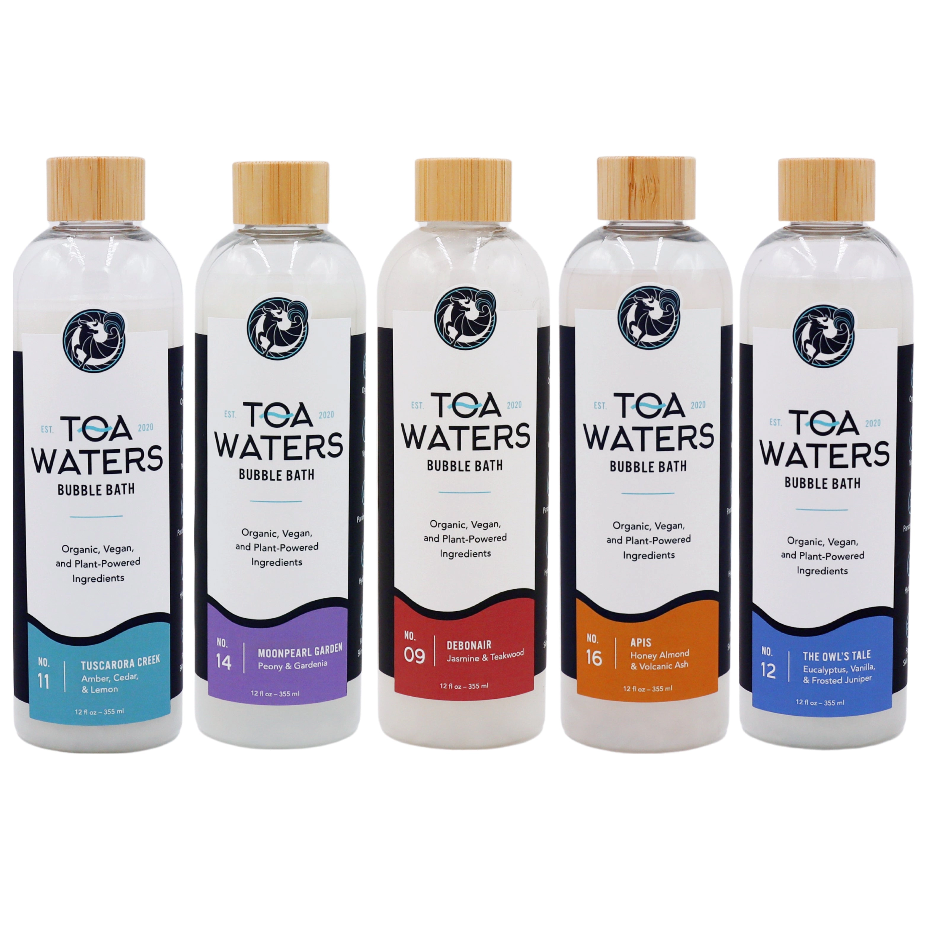 TOA Waters Unisex Bubble Bath Collection - Twilight Ritual - 5 Pack