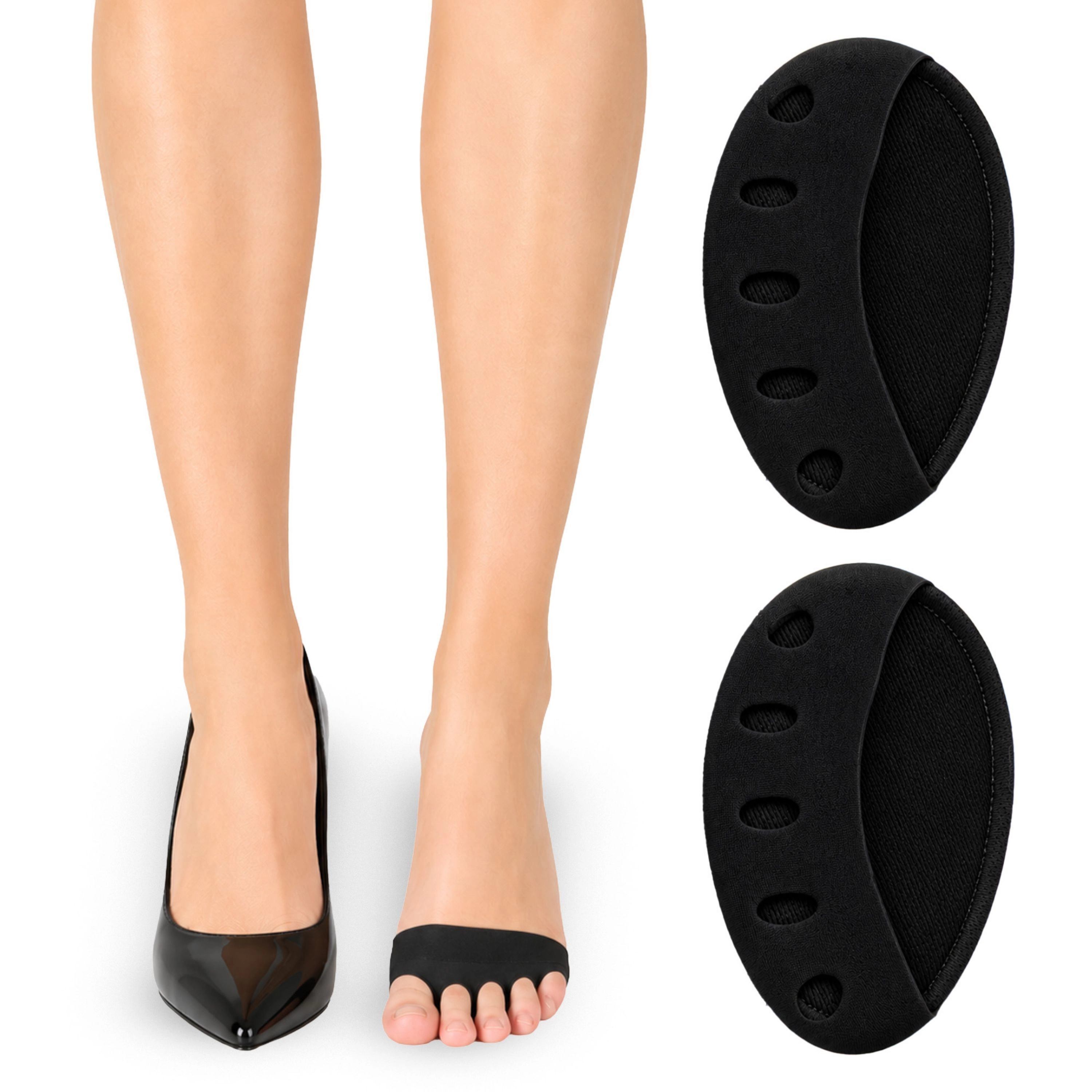 LECHERY Women's Forefoot Cushion Sleeves – Gel Ball of Foot Pads