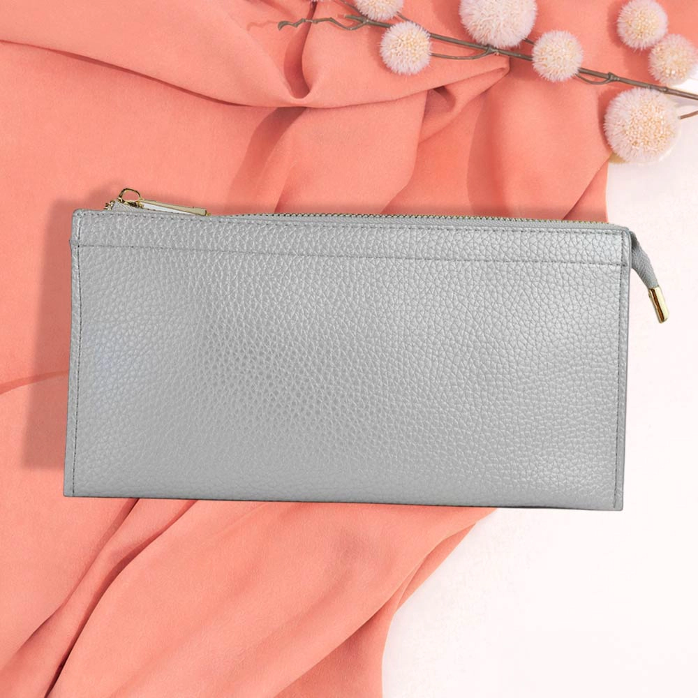 Fashnzfab Faux Leather Slim Wallet Crossbody Bag