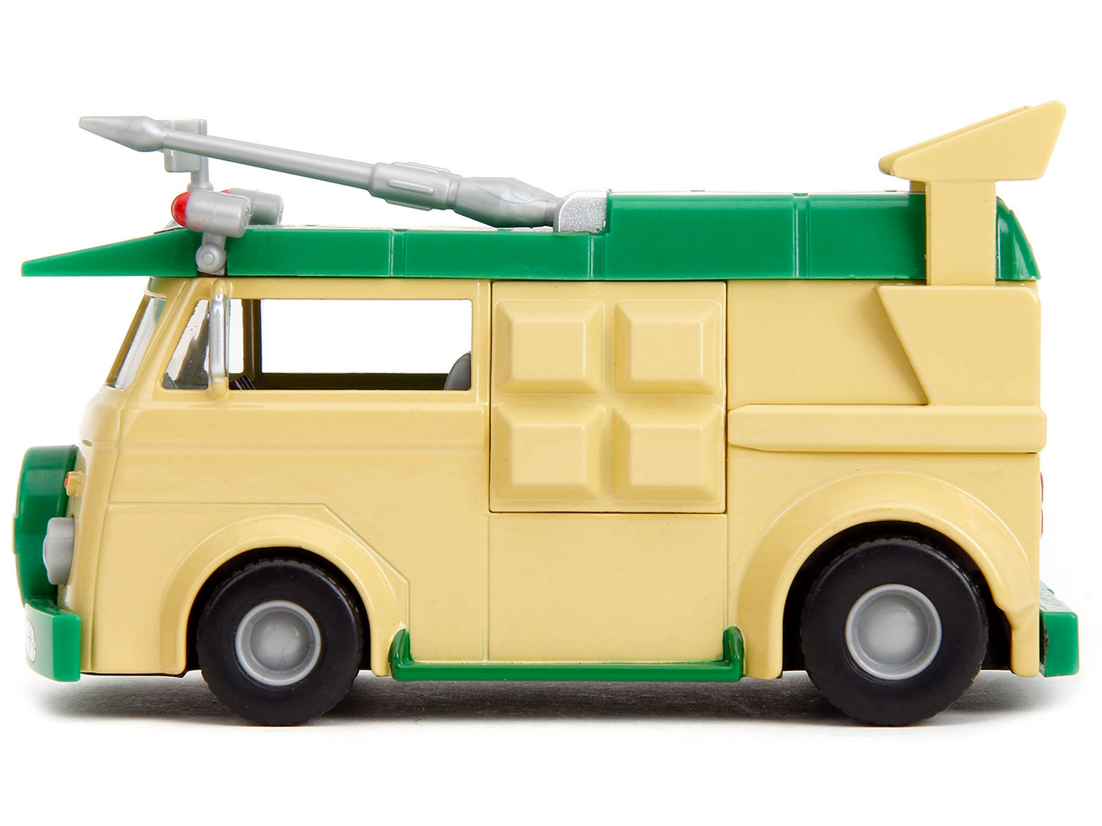 Jada Party Wagon Green and Beige "Teenage Mutant Ninja Turtles" "Hollywood Rides" Series Diecast Model Car by Jada