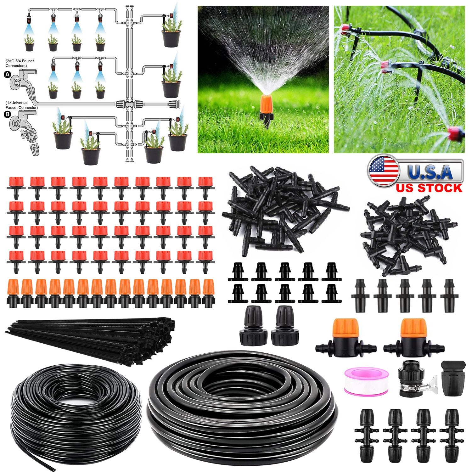 GBruno Automatic Drip Irrigation System Kit
