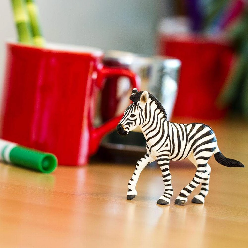 Safari Ltd. - Zebra Foal Kids Toy Figure