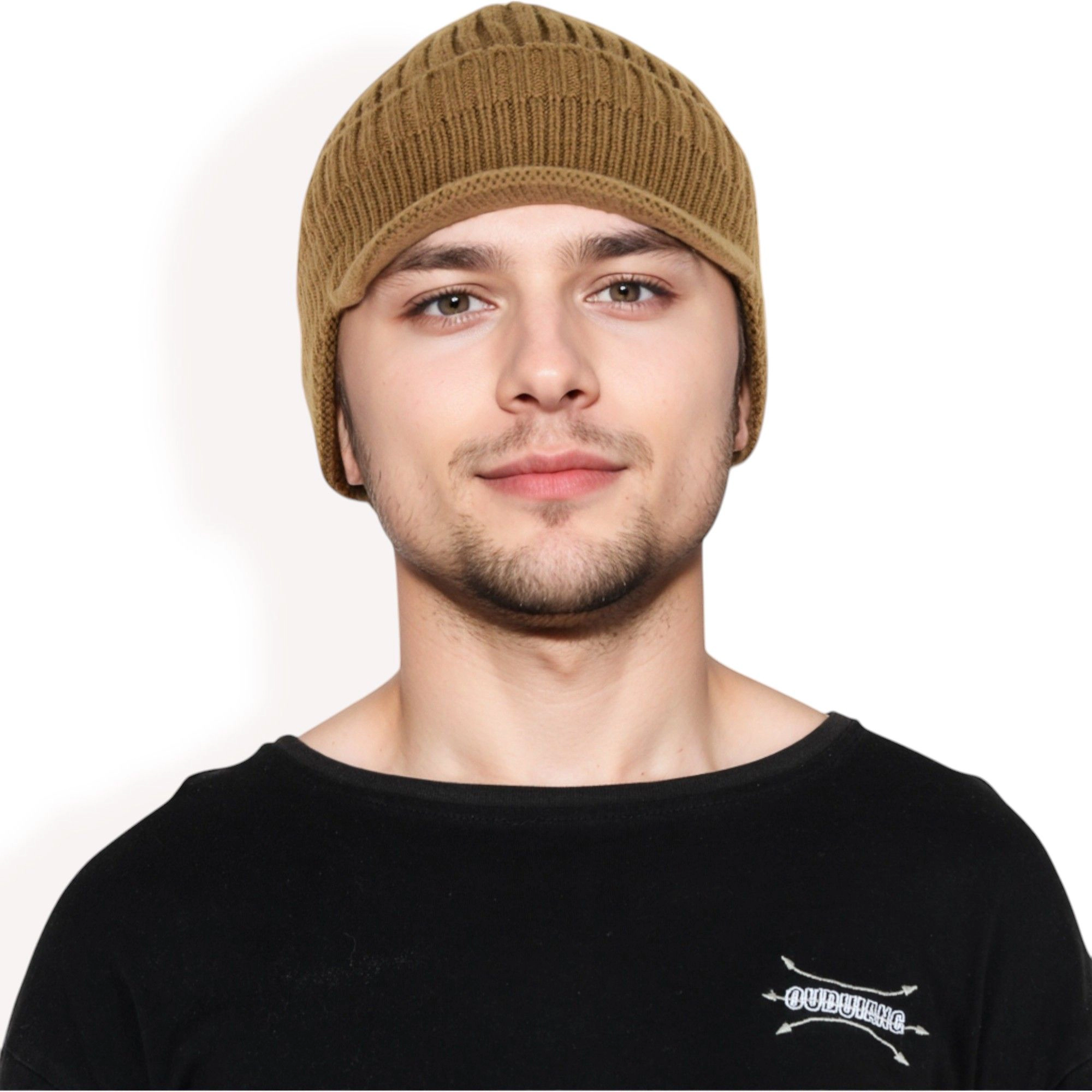 Anna-Kaci Women's Men's Ribbed Knit Baseball Cap with Ear Flap Coverage for Warmth and Style