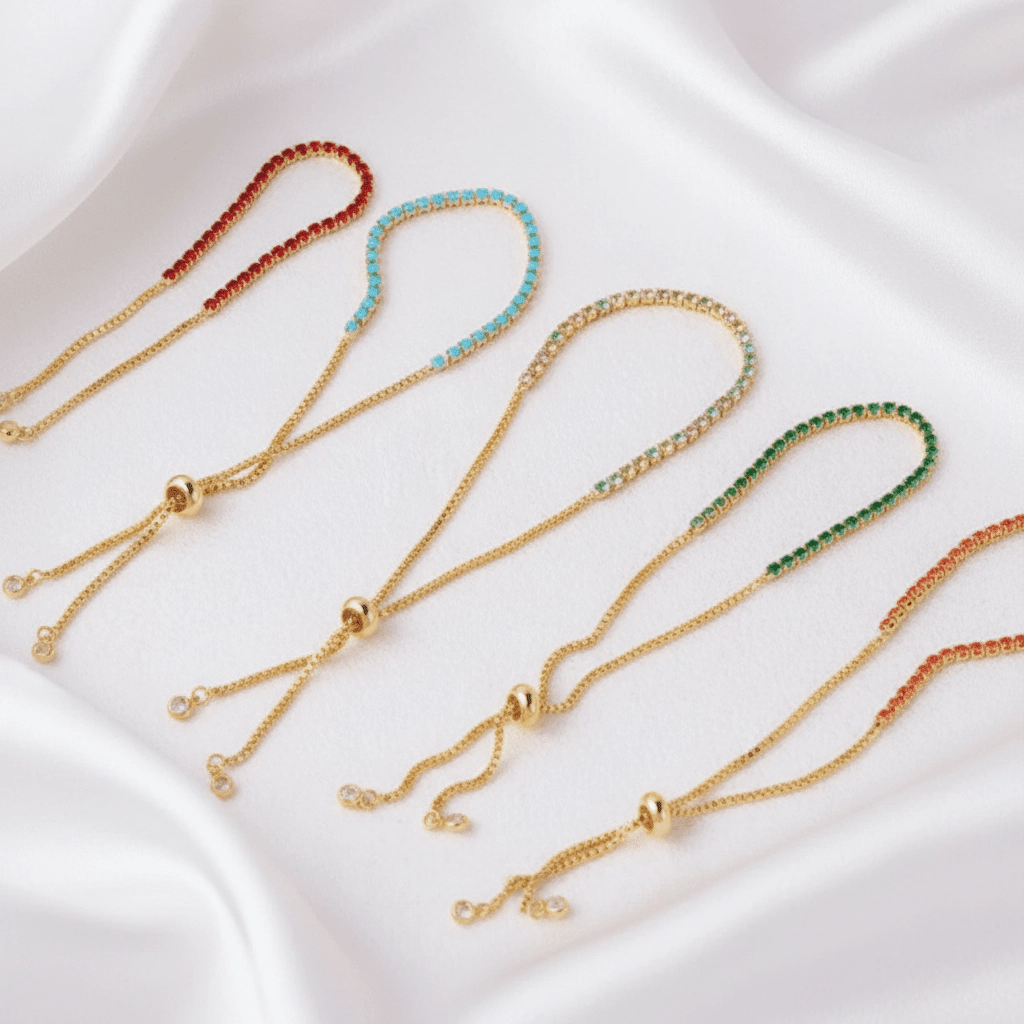 DressAtR Women's Gold Plated Turquoise Necklace Bracelet Set