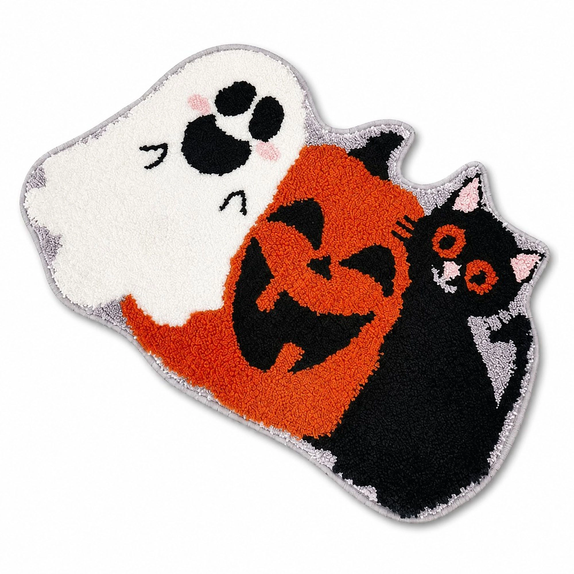 Alilang Halloween Character Shaped Nonslip Bath Accent Rug 15.7 x 23.6