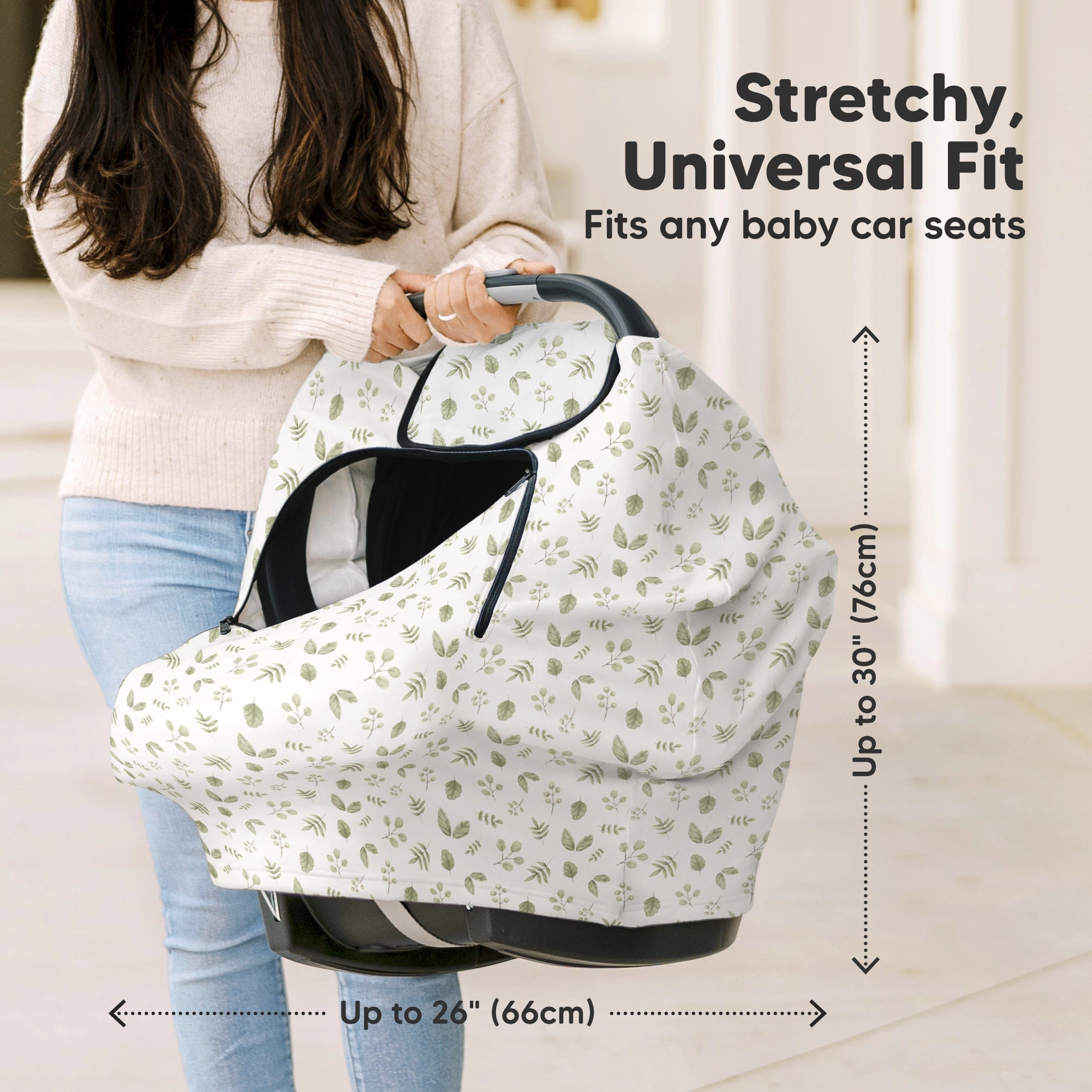 KeaBabies Warmzy Baby Car Seat Cover