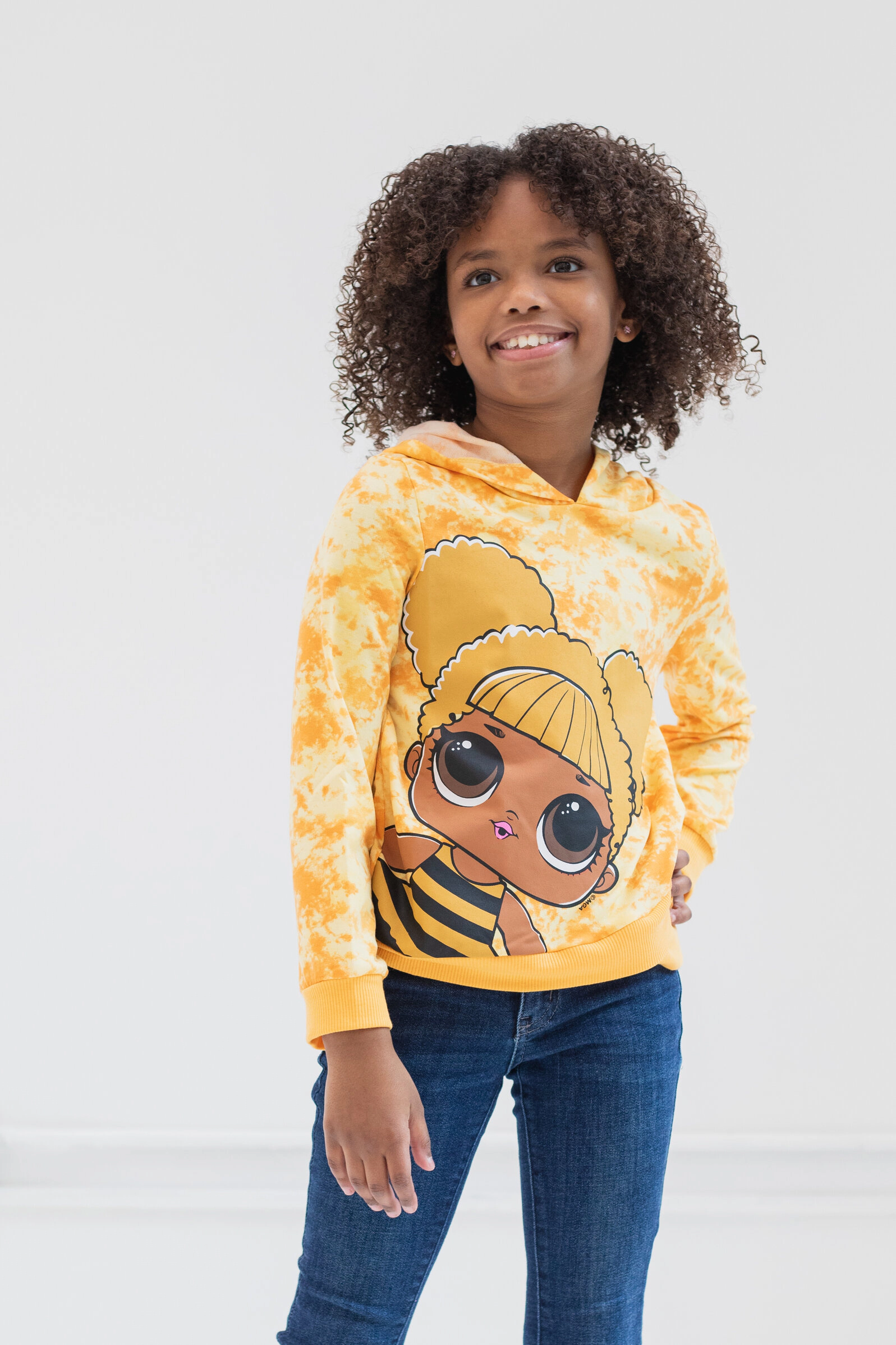 L.O.L. Surprise! Queen Bee Girls' Tie-Dye Hooded Sweatshirt