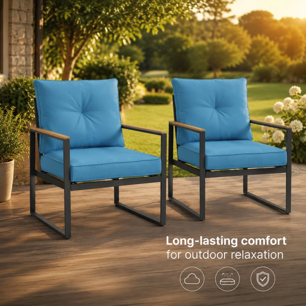 WOW PIONEER Steel Frame Patio Chair