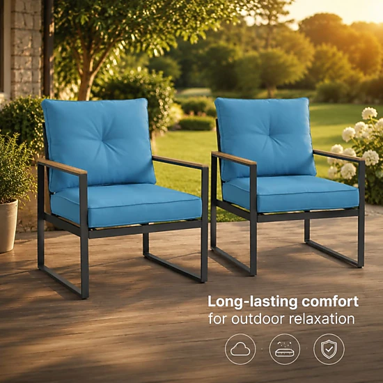 WOW PIONEER Steel Frame Patio Chair