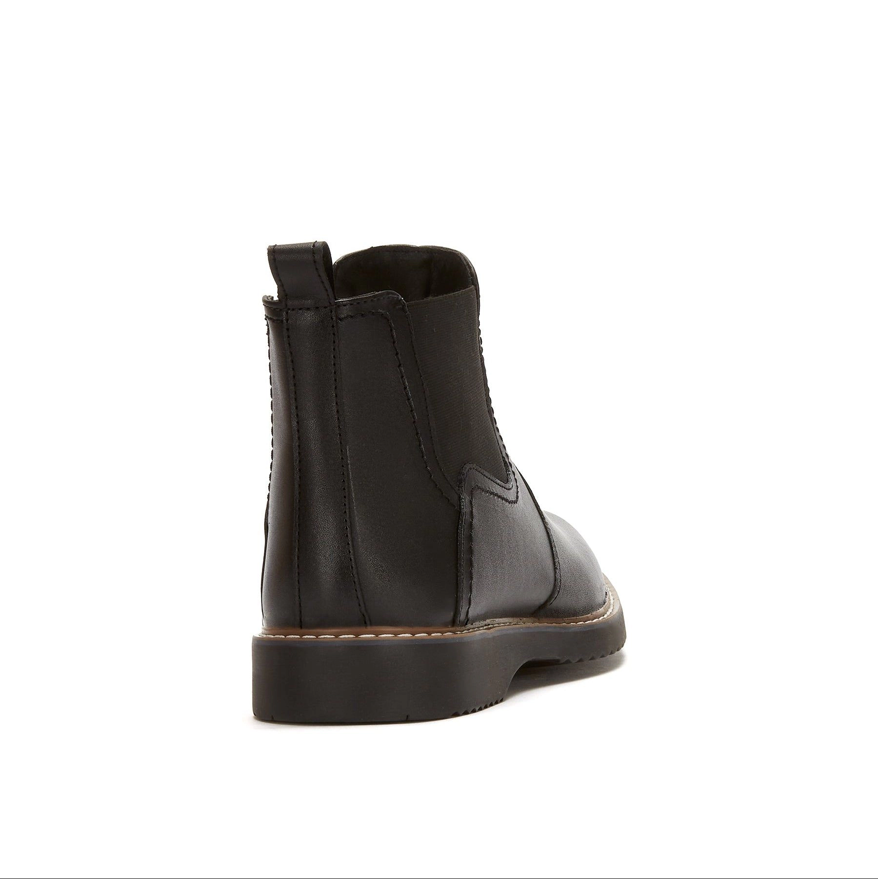 Ferrato Mens Leather Slip-On Boots - Durable Rubber Sole