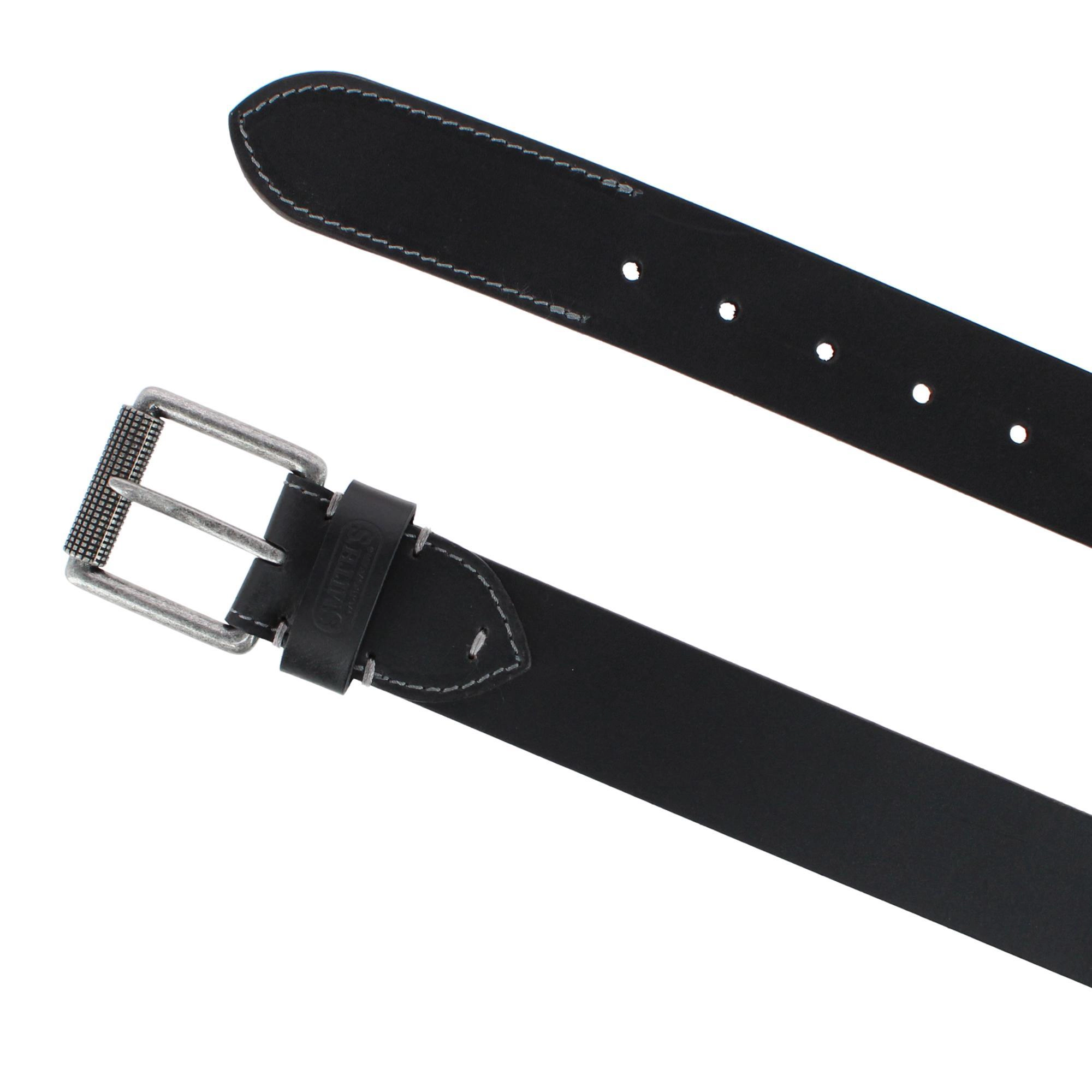 Smith's Workwear Men's Roller Buckle Leather Work Belt