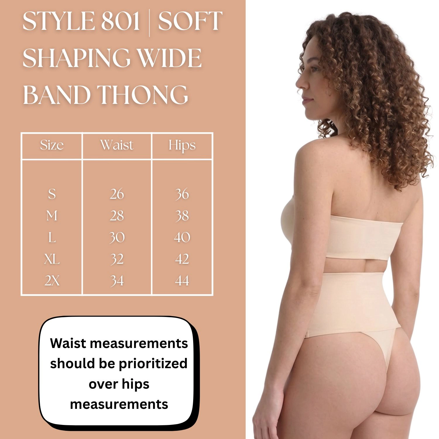 Rago Soft Shaping Wide Band Thong