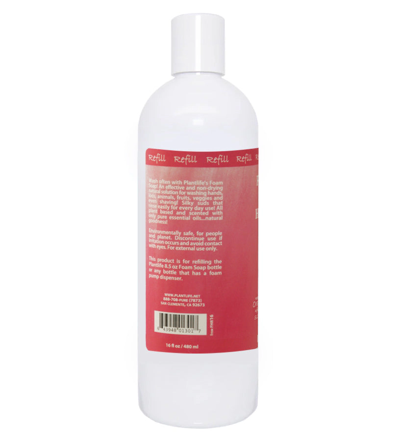 Plantlife Himalayan Rose Hand & Body Foam Soap Refill